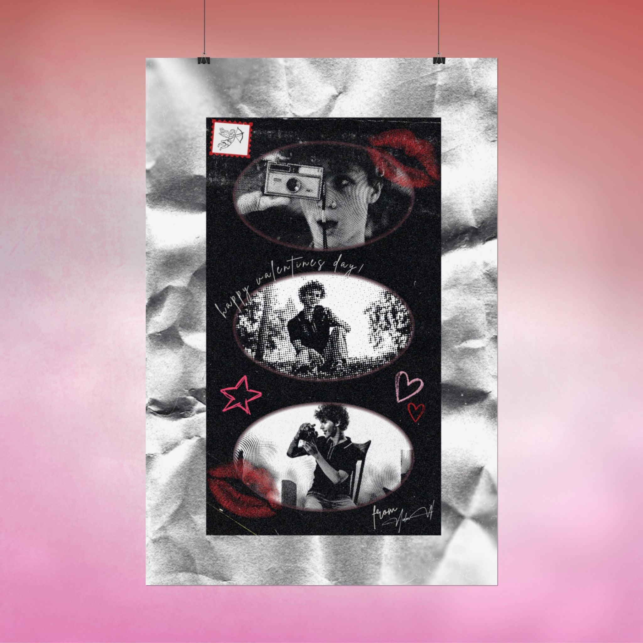 Aiden W Collector’s V-Day Poster - Valentine’s Drop