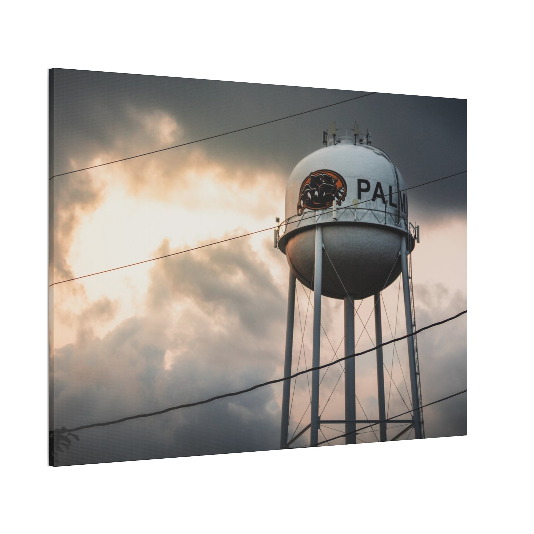 Palmyra Water Tower Canvas Print