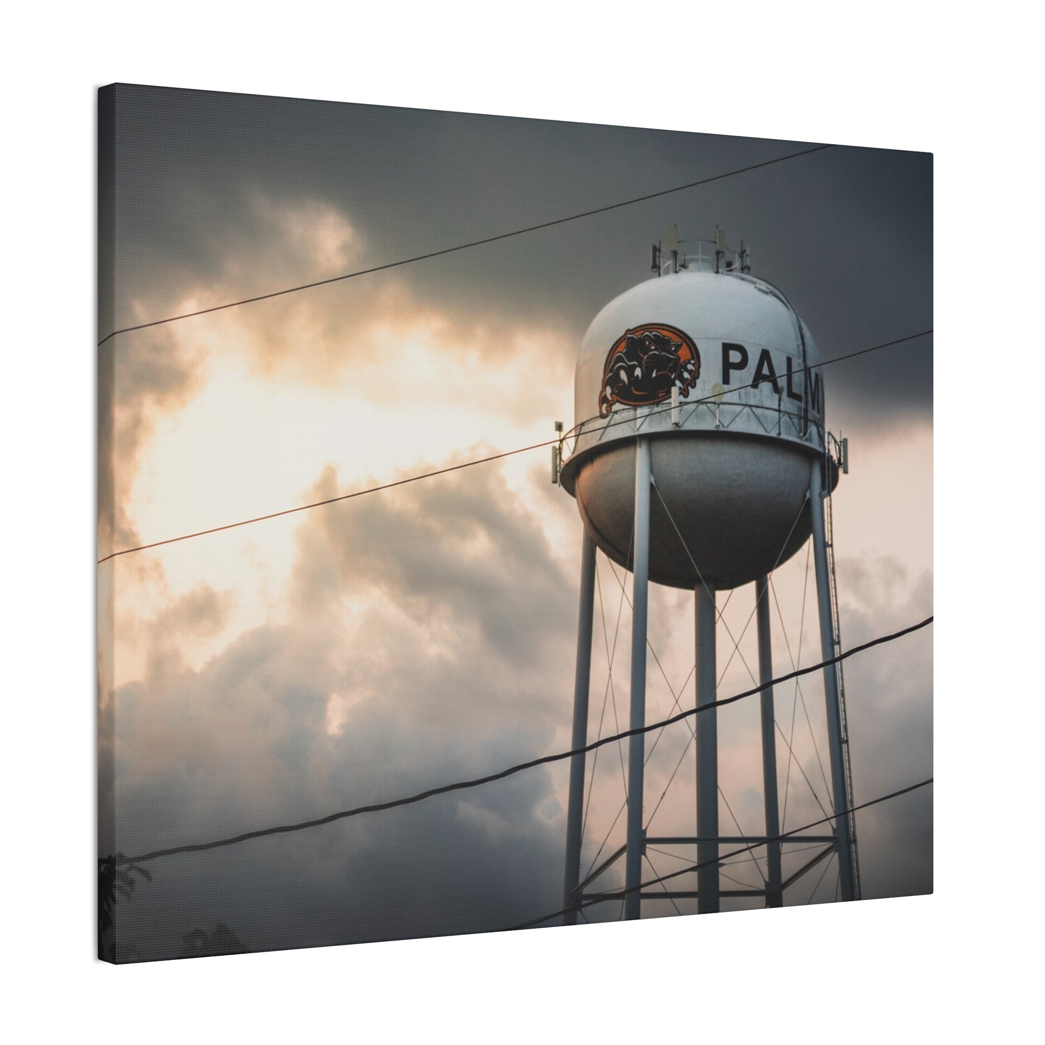 Palmyra Water Tower Canvas Print