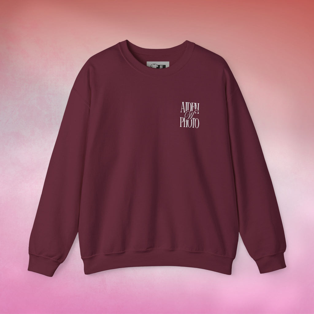 Crewneck Sweatshirt | ‘Aiden W Photo’ Valentine’s Drop – 4 Colors