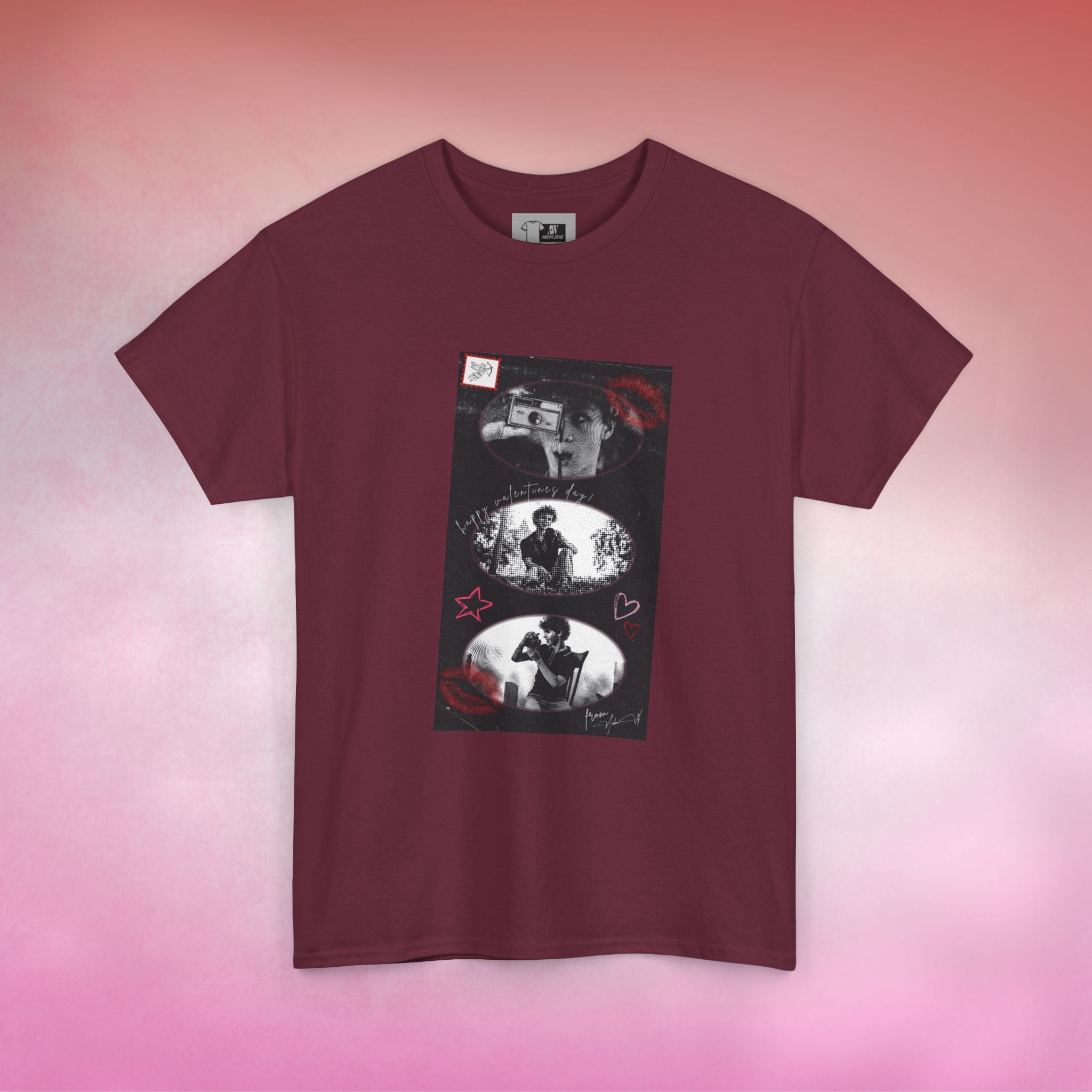 AW Film Strip Graphic Tee - Valentine's Drop