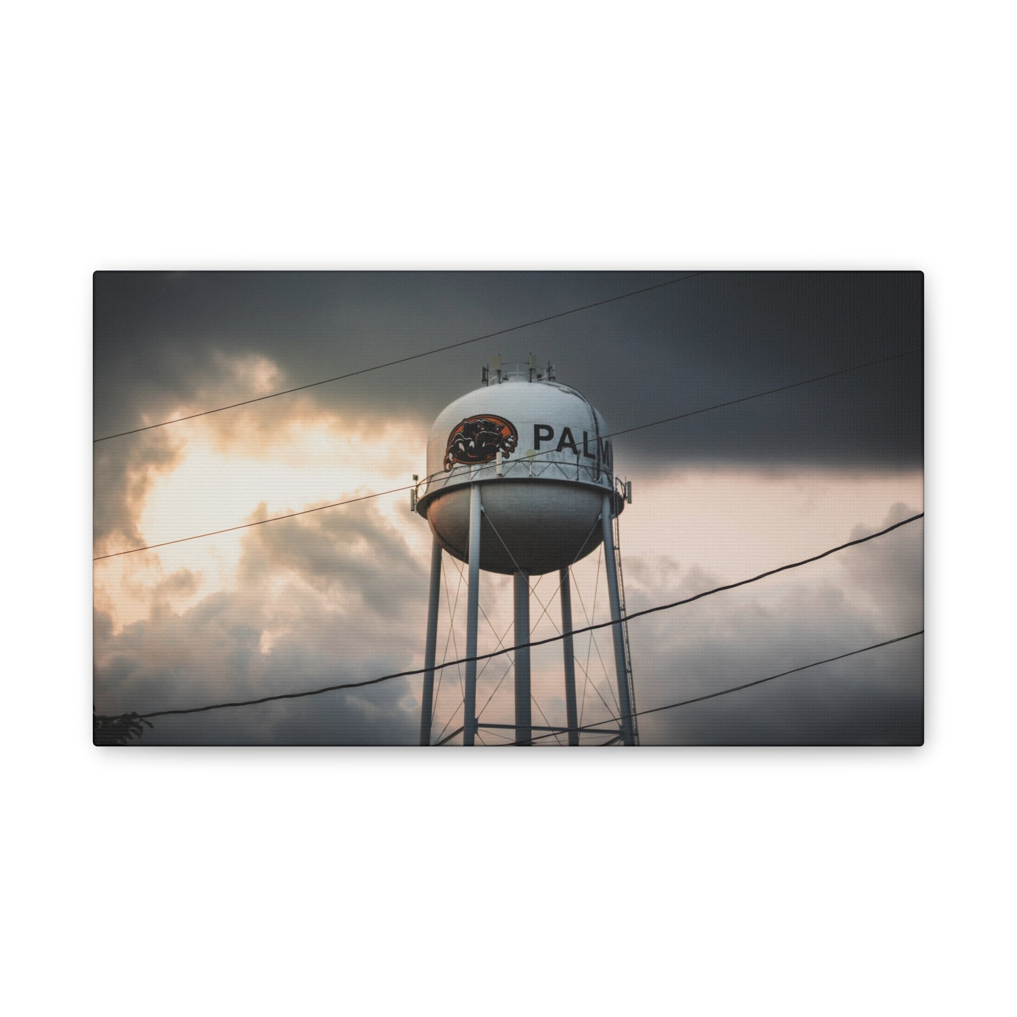 Palmyra Water Tower Canvas Print