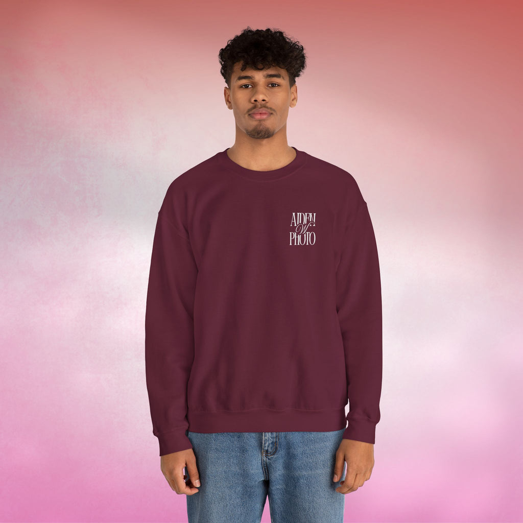 Crewneck Sweatshirt | ‘Aiden W Photo’ Valentine’s Drop – 4 Colors