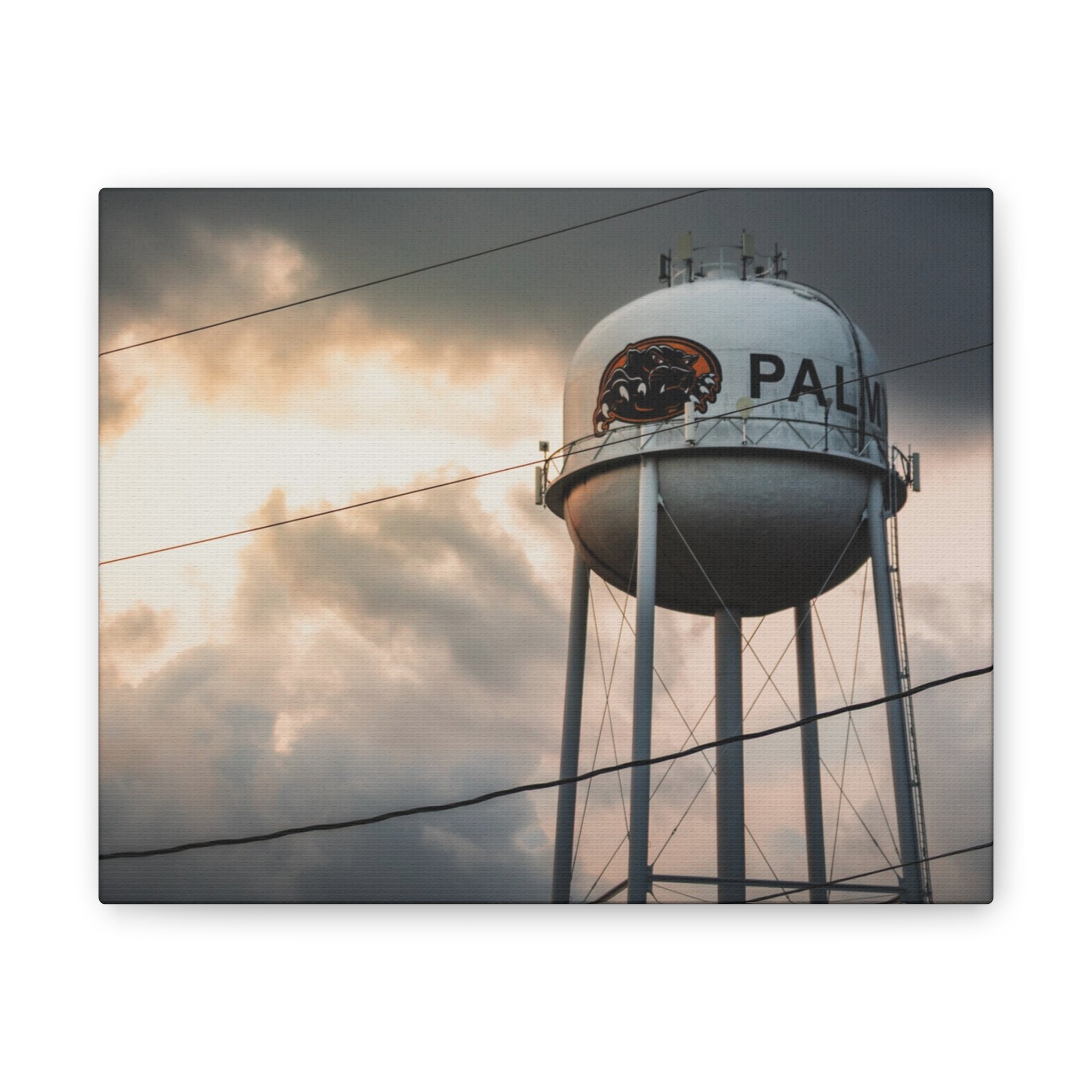 Palmyra Water Tower Canvas Print