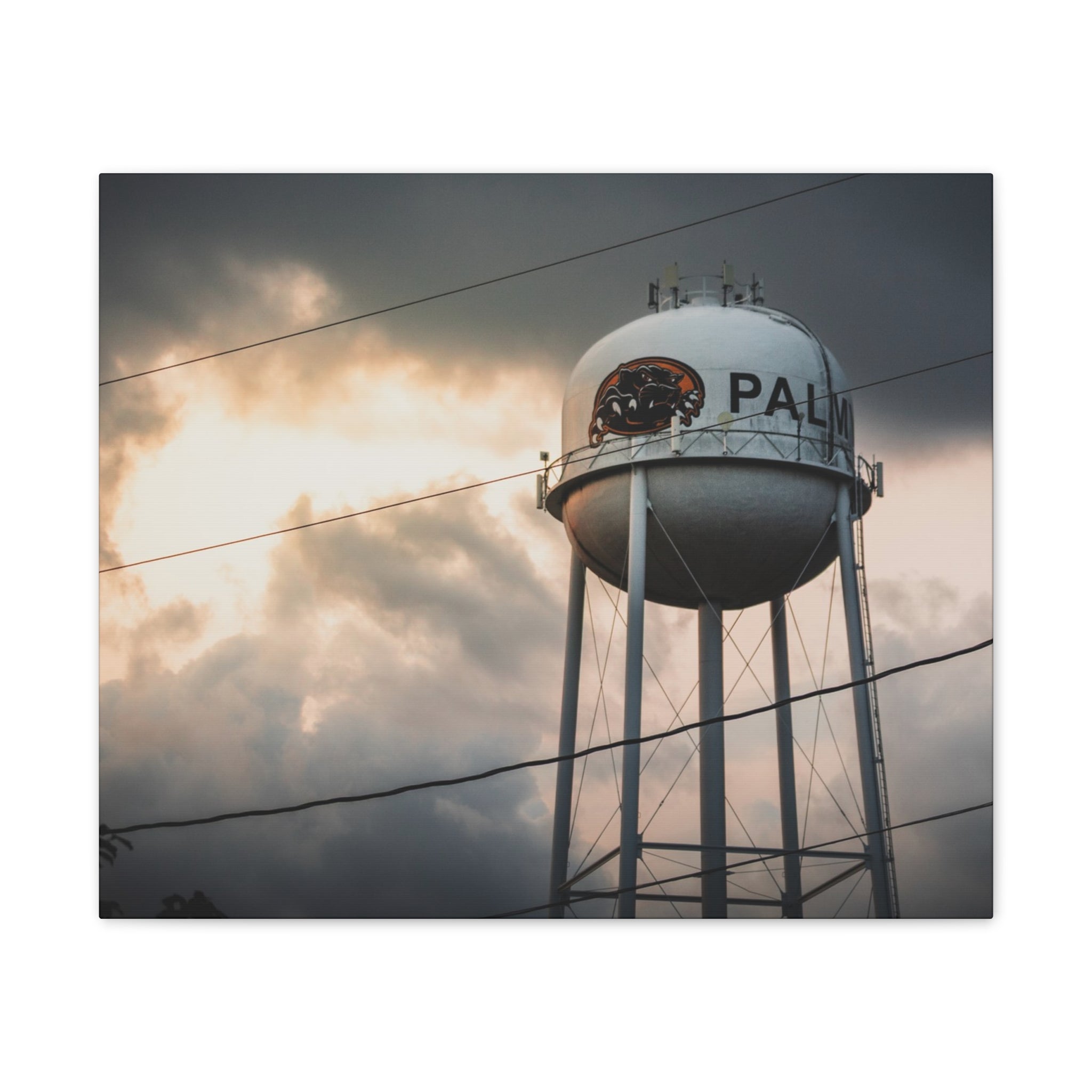 Palmyra Water Tower Canvas Print