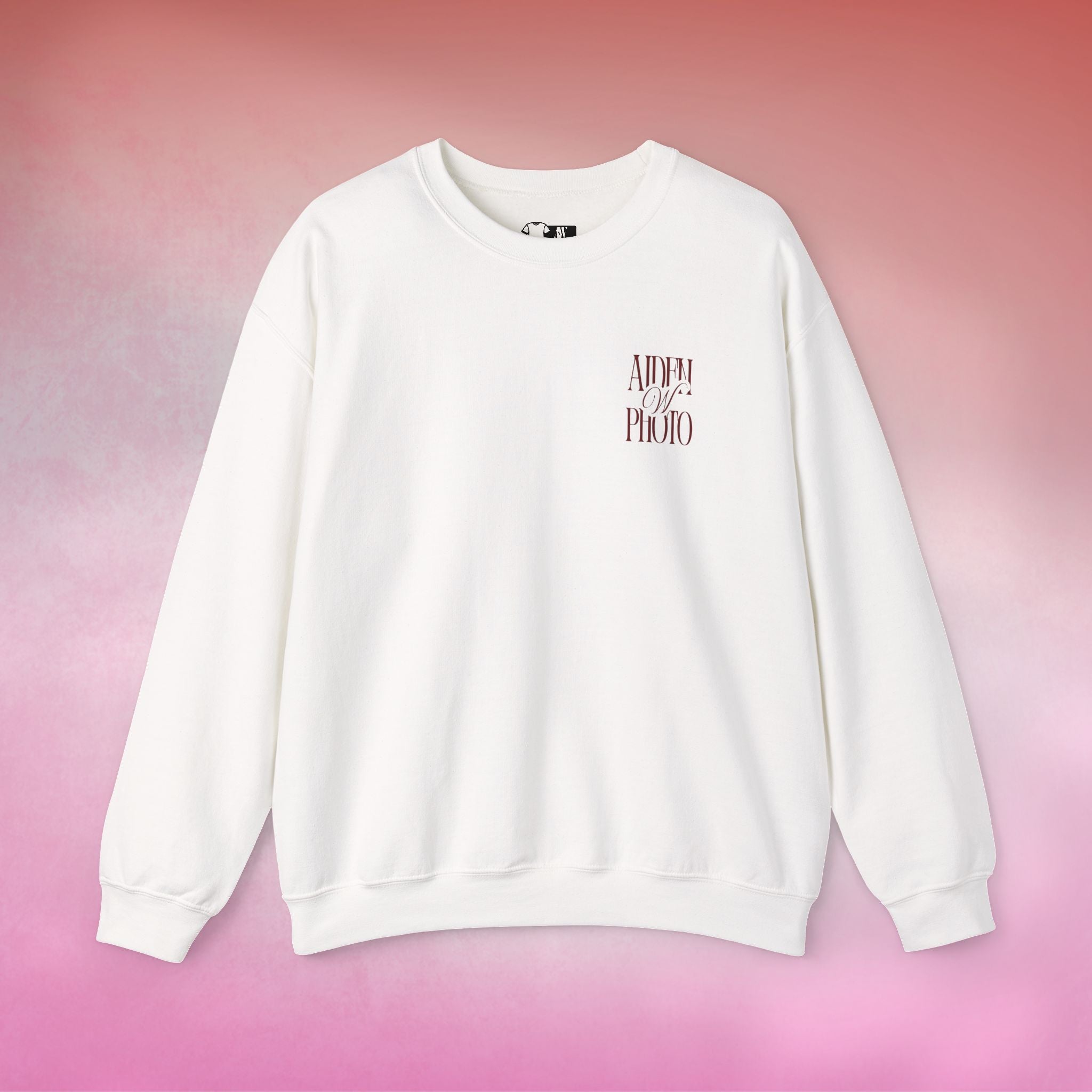 Crewneck Sweatshirt | ‘Aiden W Photo’ Valentine’s Drop – 4 Colors