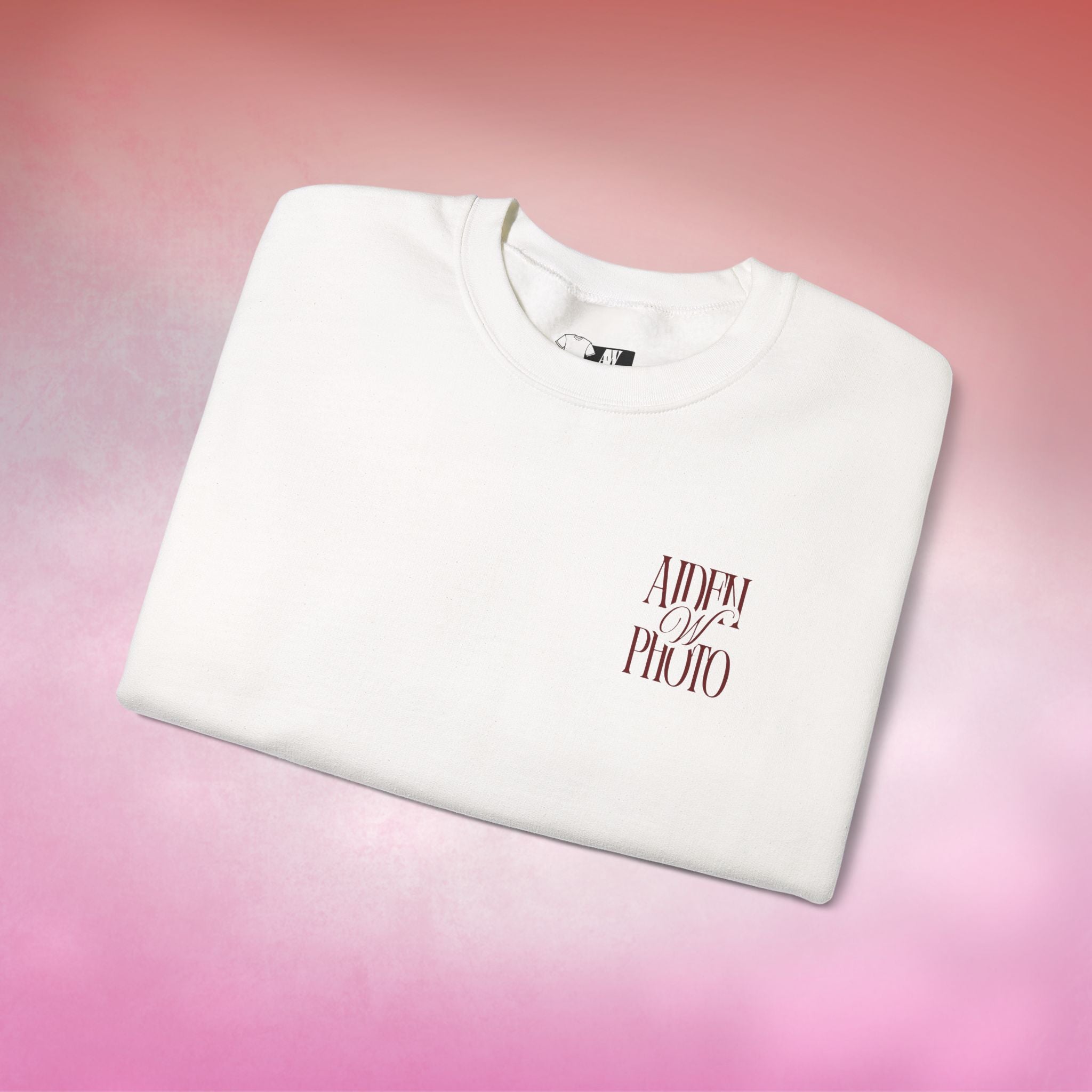 Crewneck Sweatshirt | ‘Aiden W Photo’ Valentine’s Drop – 4 Colors