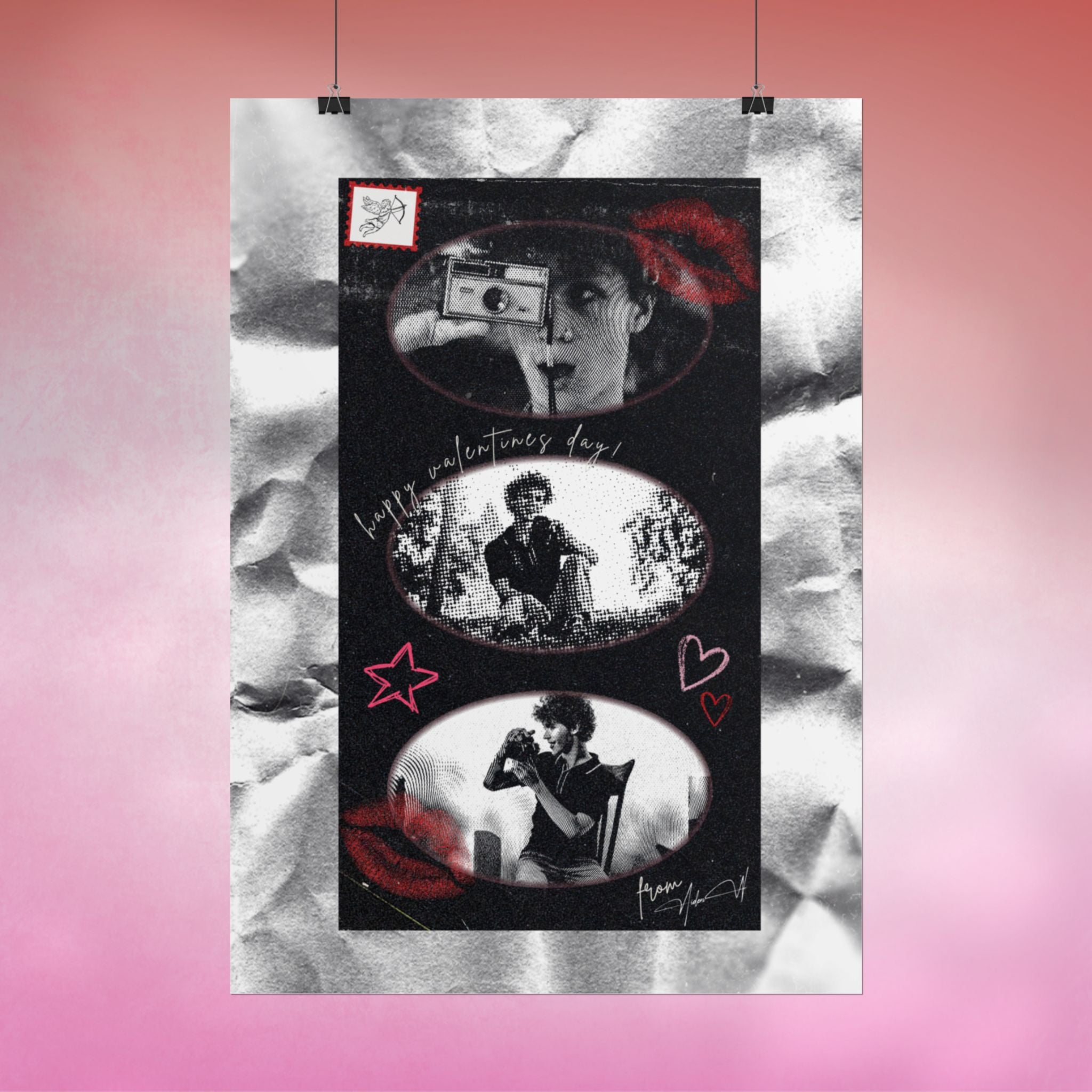 Aiden W Collector’s V-Day Poster - Valentine’s Drop