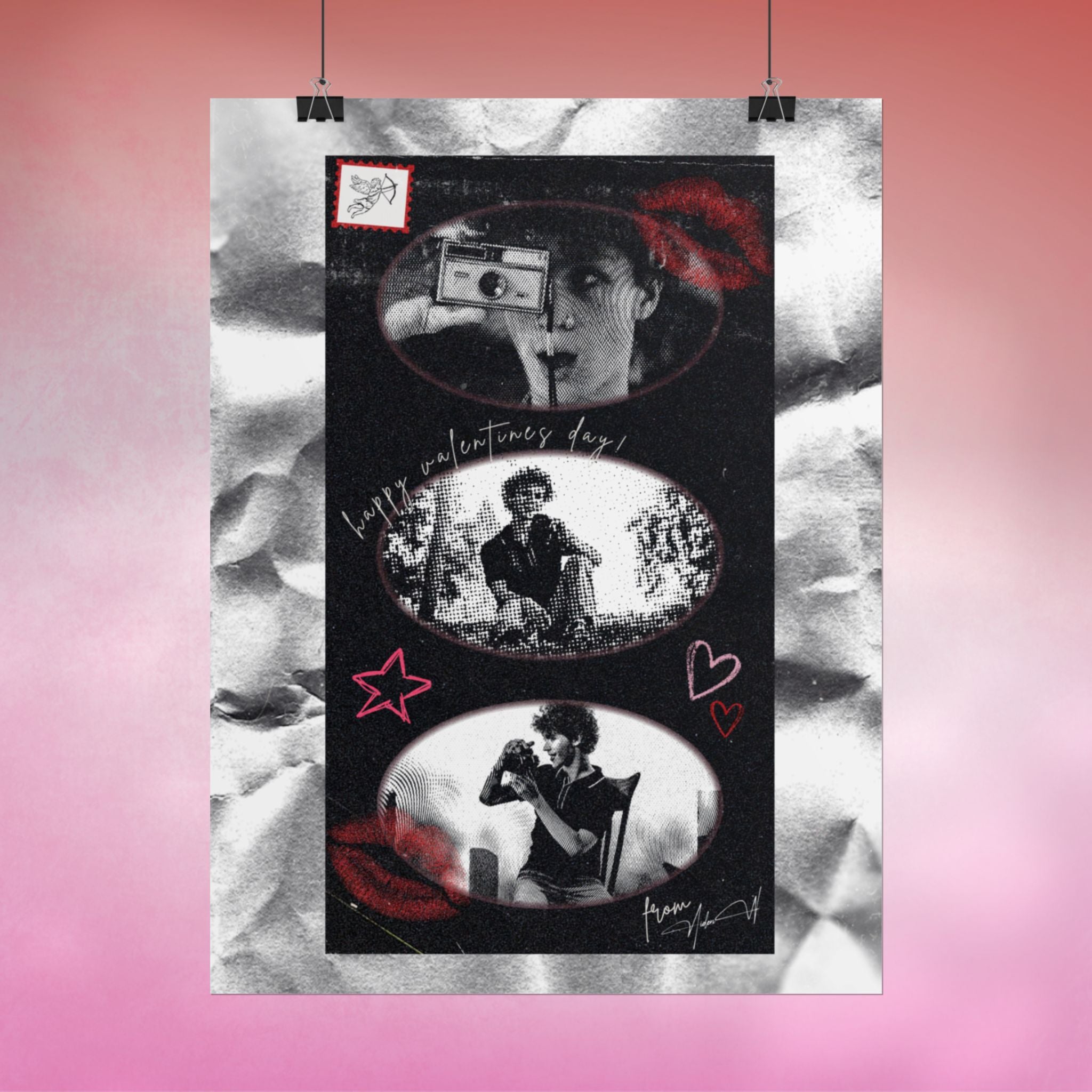 Aiden W Collector’s V-Day Poster - Valentine’s Drop