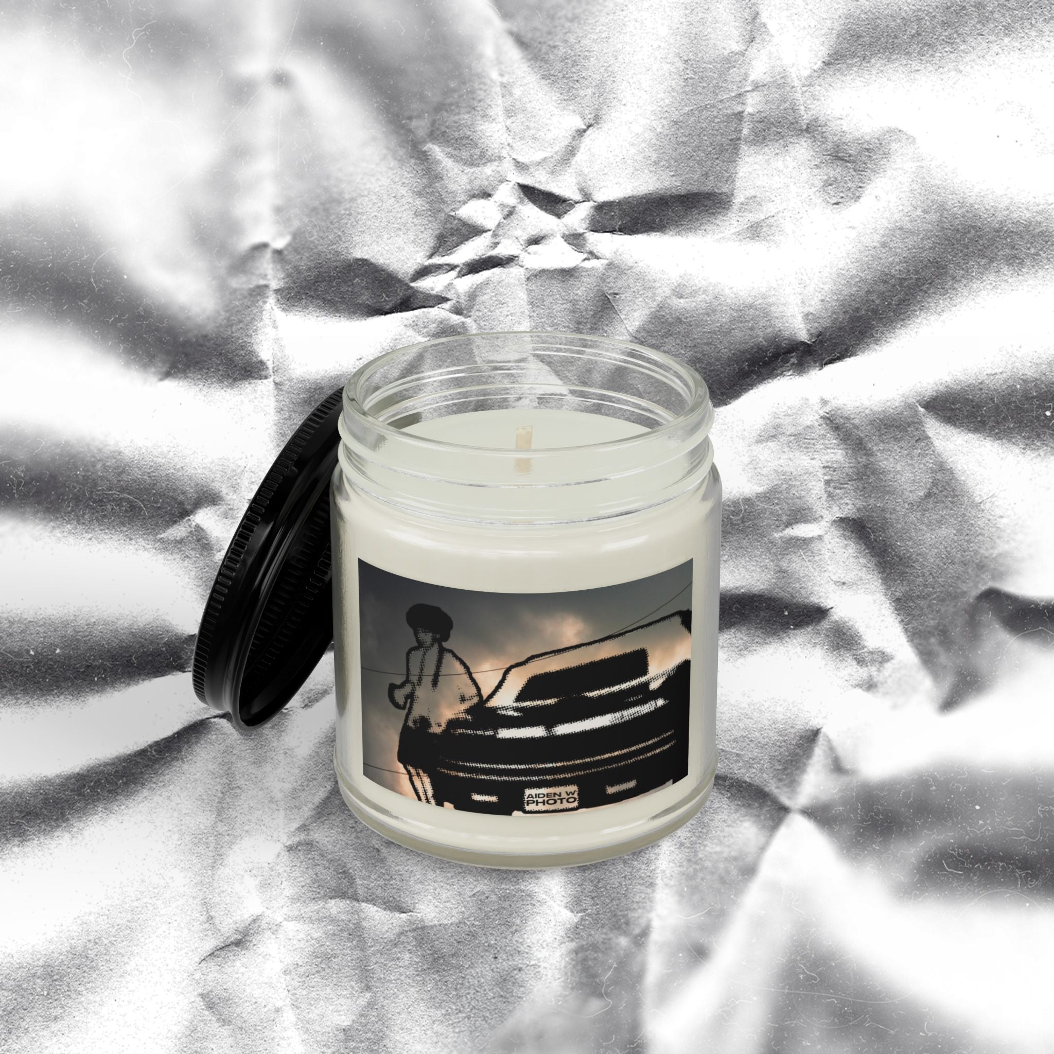 Scented Soy Candle - Retro AW Car Design