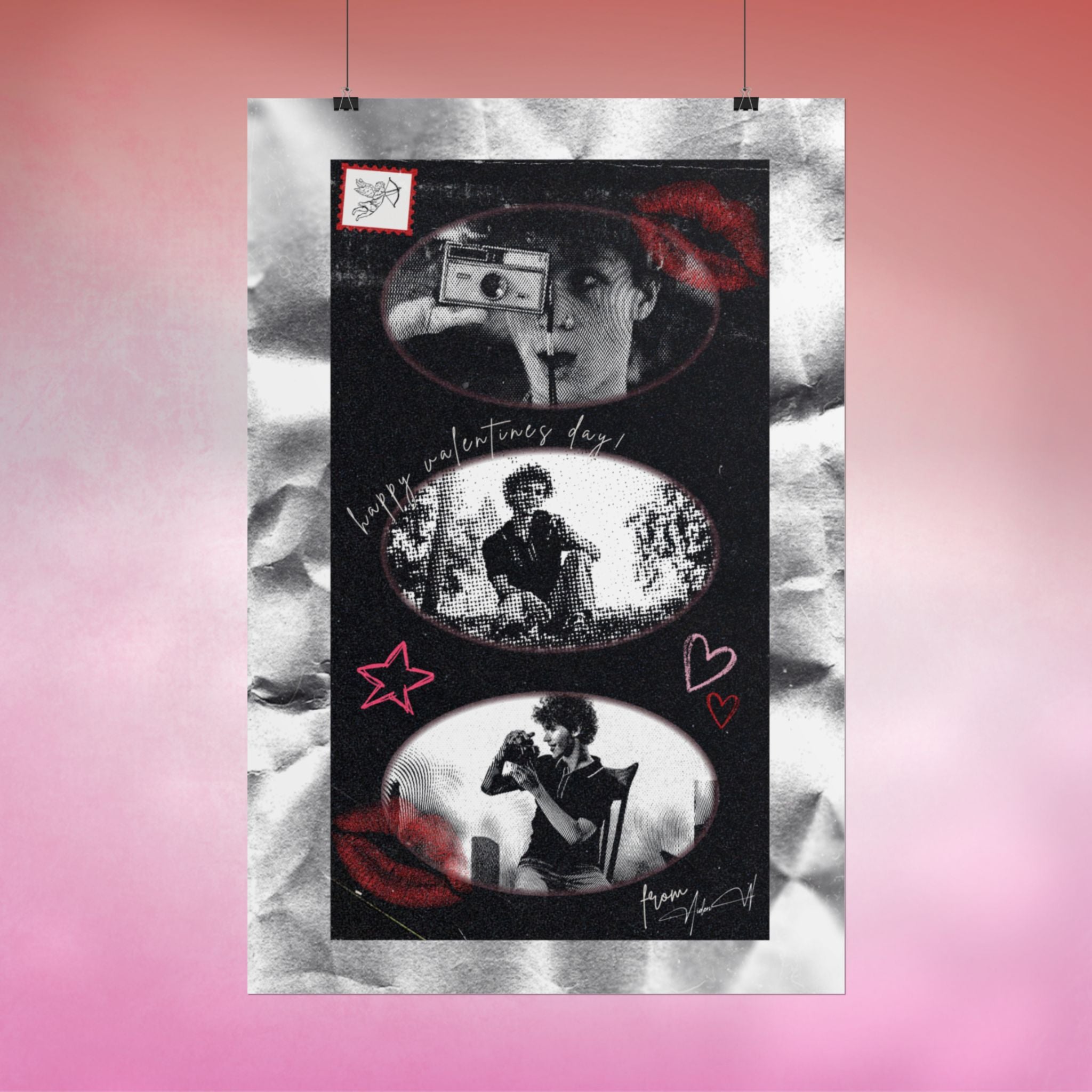 Aiden W Collector’s V-Day Poster - Valentine’s Drop