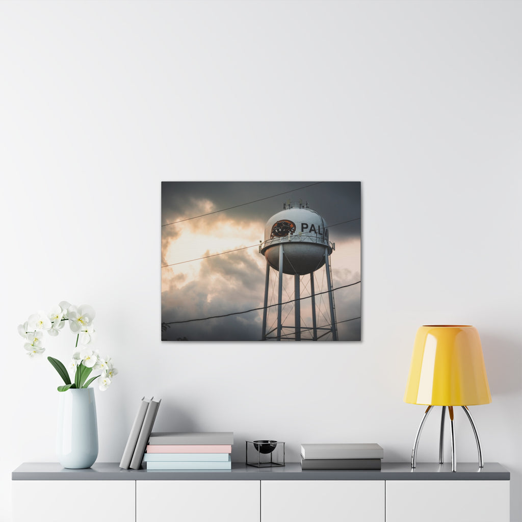 Palmyra Water Tower Canvas Print