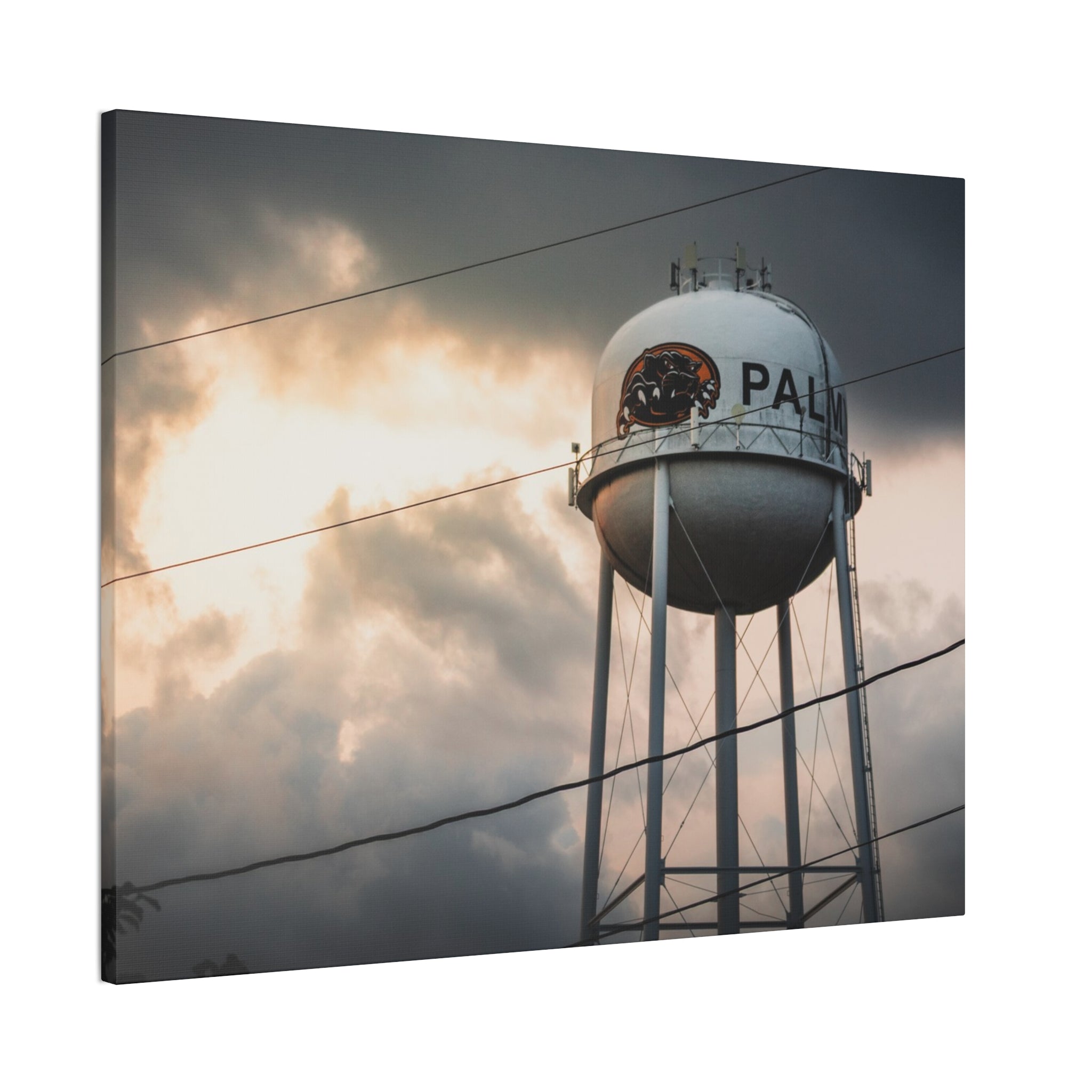 Palmyra Water Tower Canvas Print
