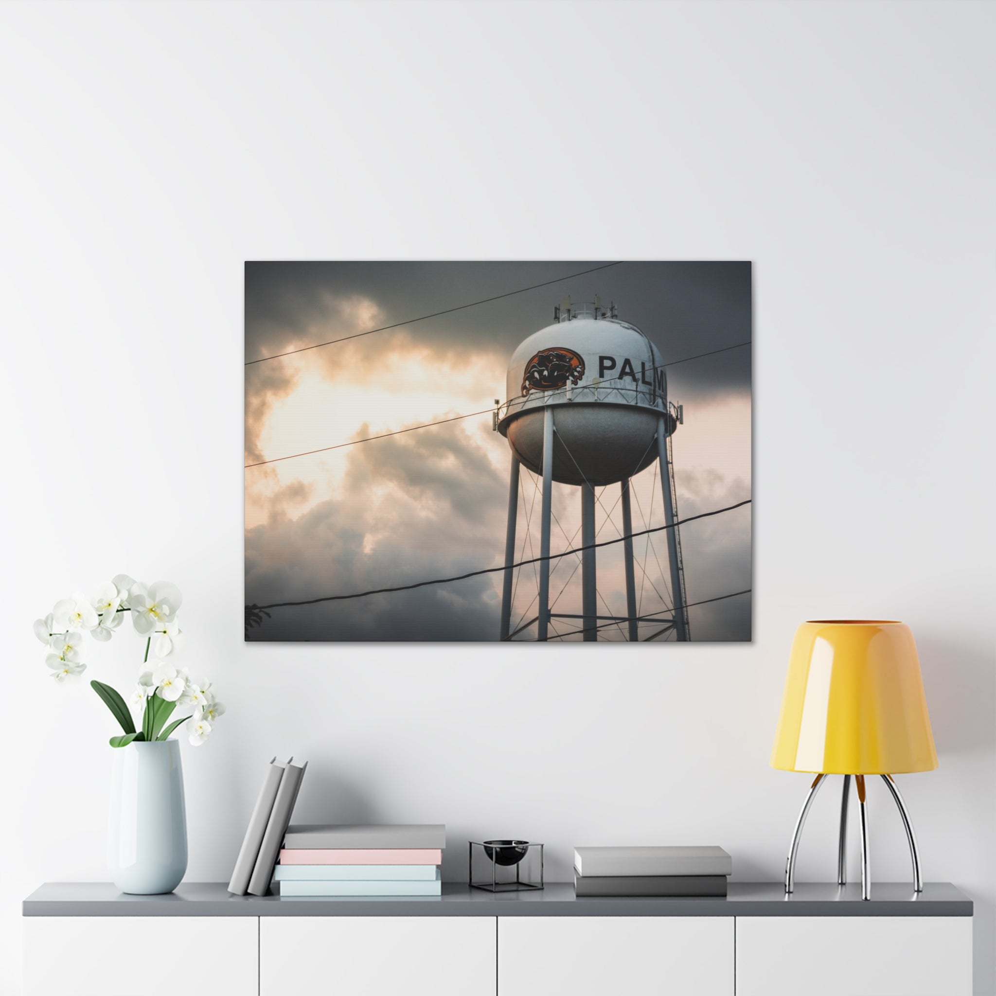 Palmyra Water Tower Canvas Print
