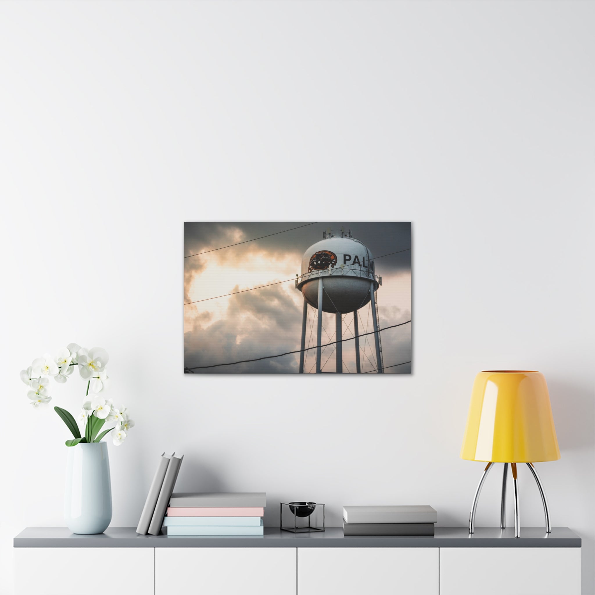 Palmyra Water Tower Canvas Print