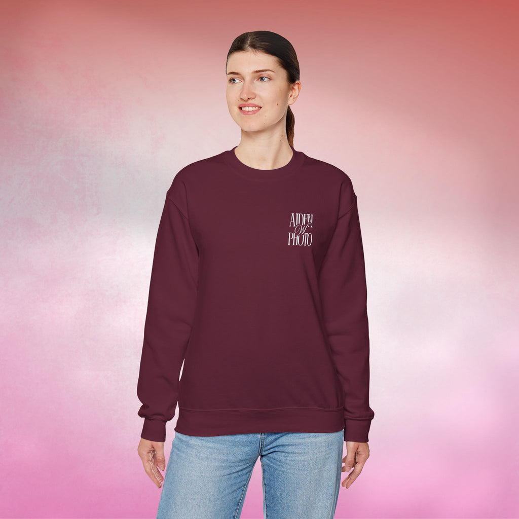 Crewneck Sweatshirt | ‘Aiden W Photo’ Valentine’s Drop – 4 Colors