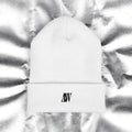 AW Plain White Beanie