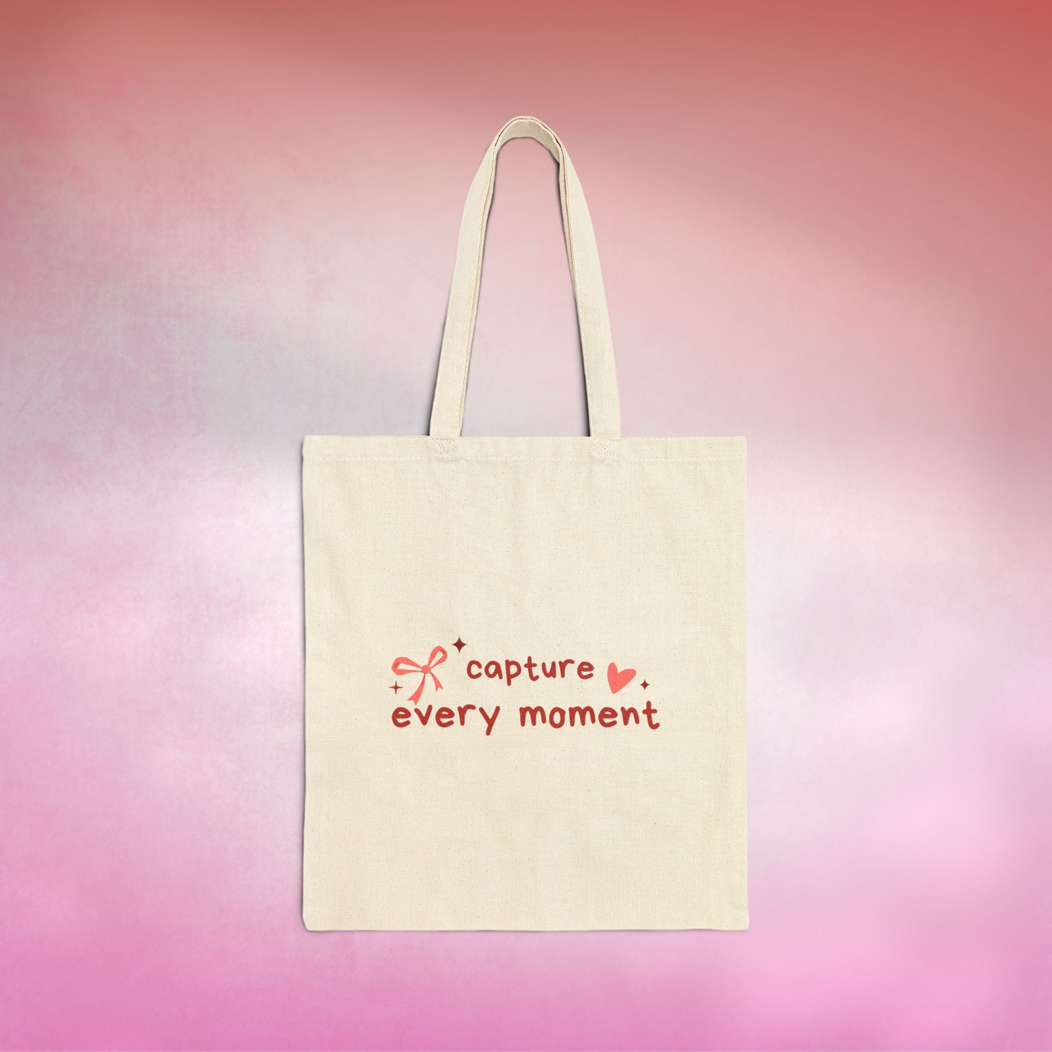 “Capture Every Moment” Tote Bag | Valentine’s Drop – AW Merch
