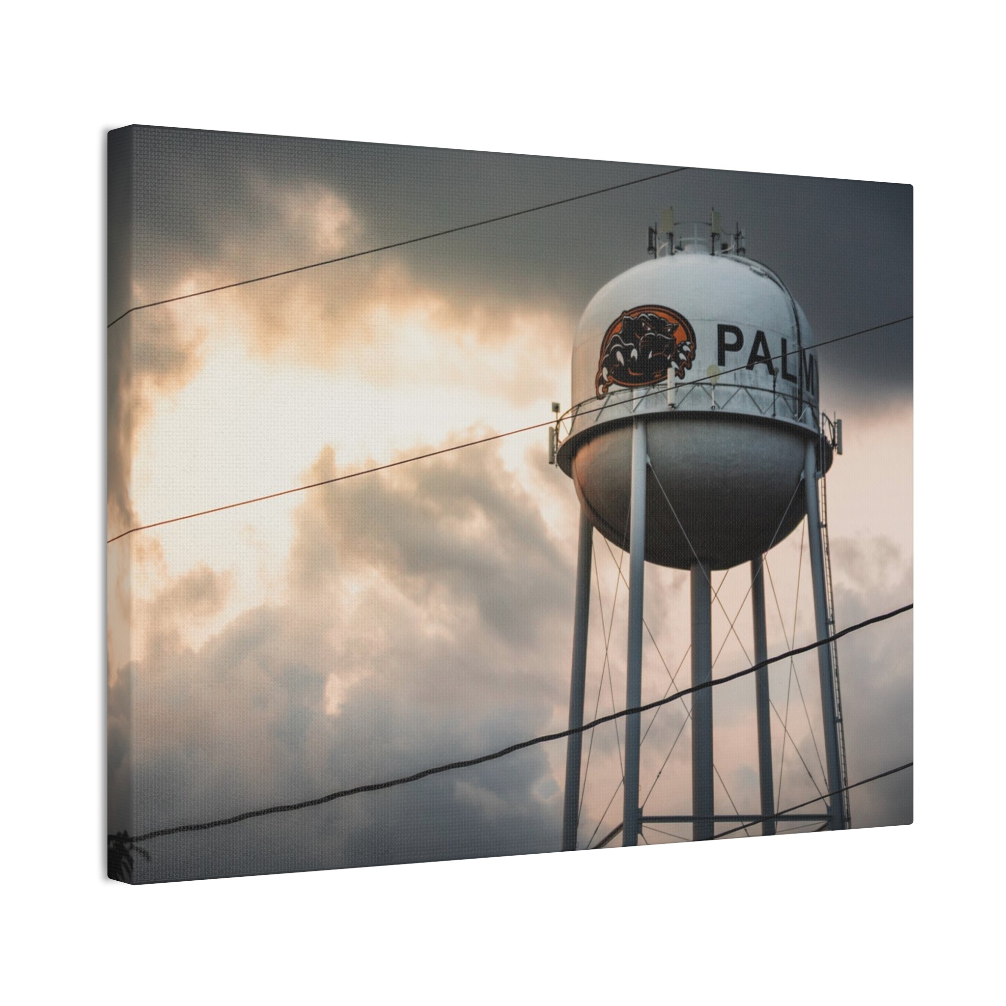 Palmyra Water Tower Canvas Print