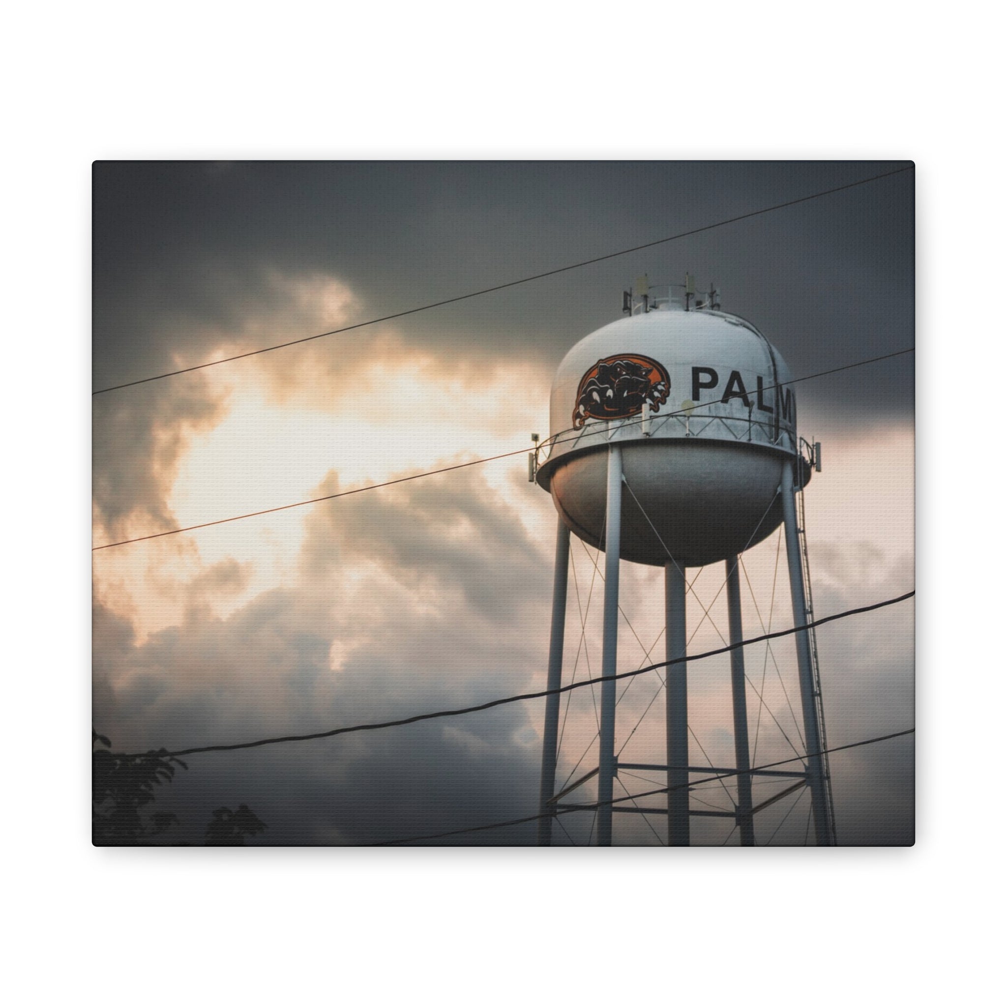 Palmyra Water Tower Canvas Print
