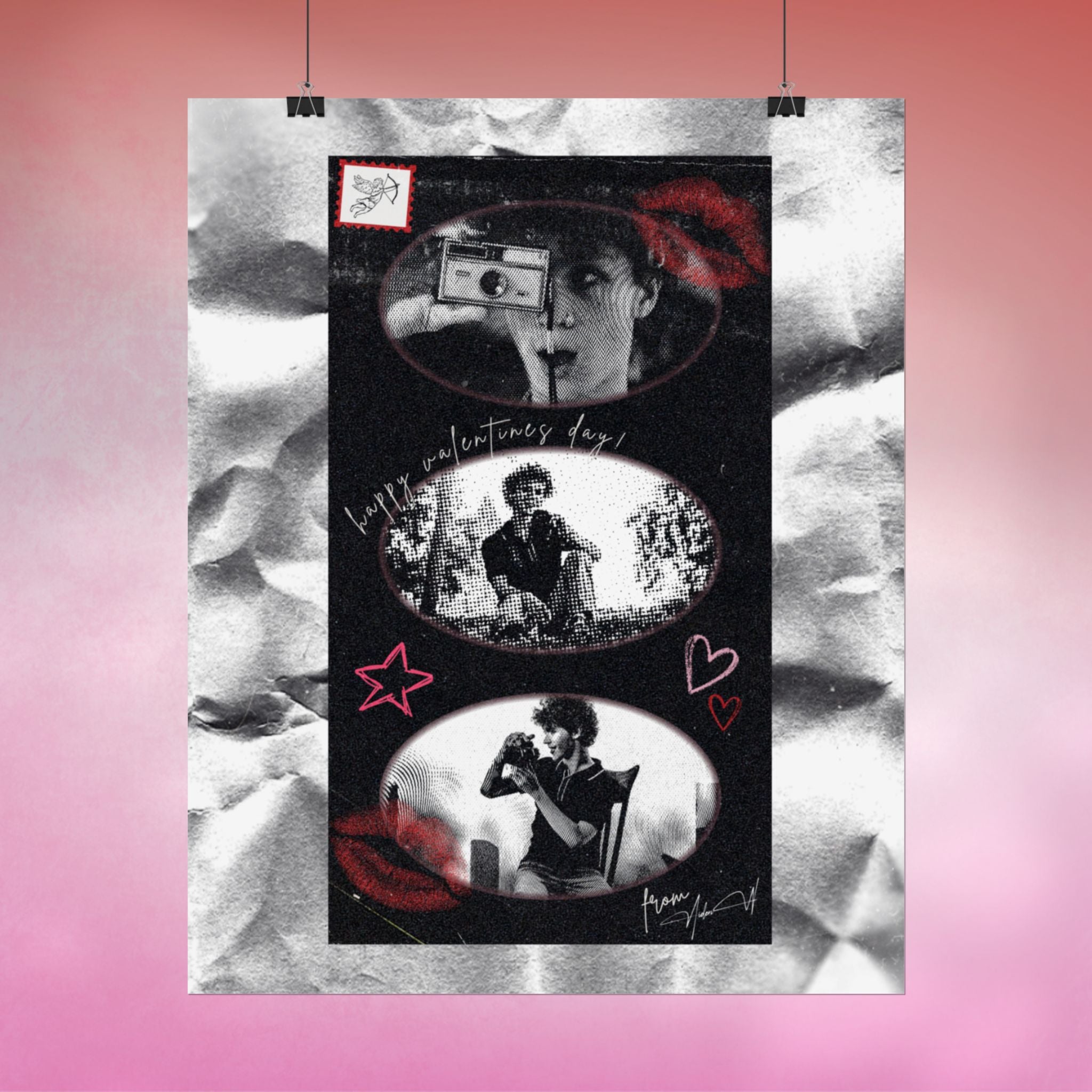 Aiden W Collector’s V-Day Poster - Valentine’s Drop
