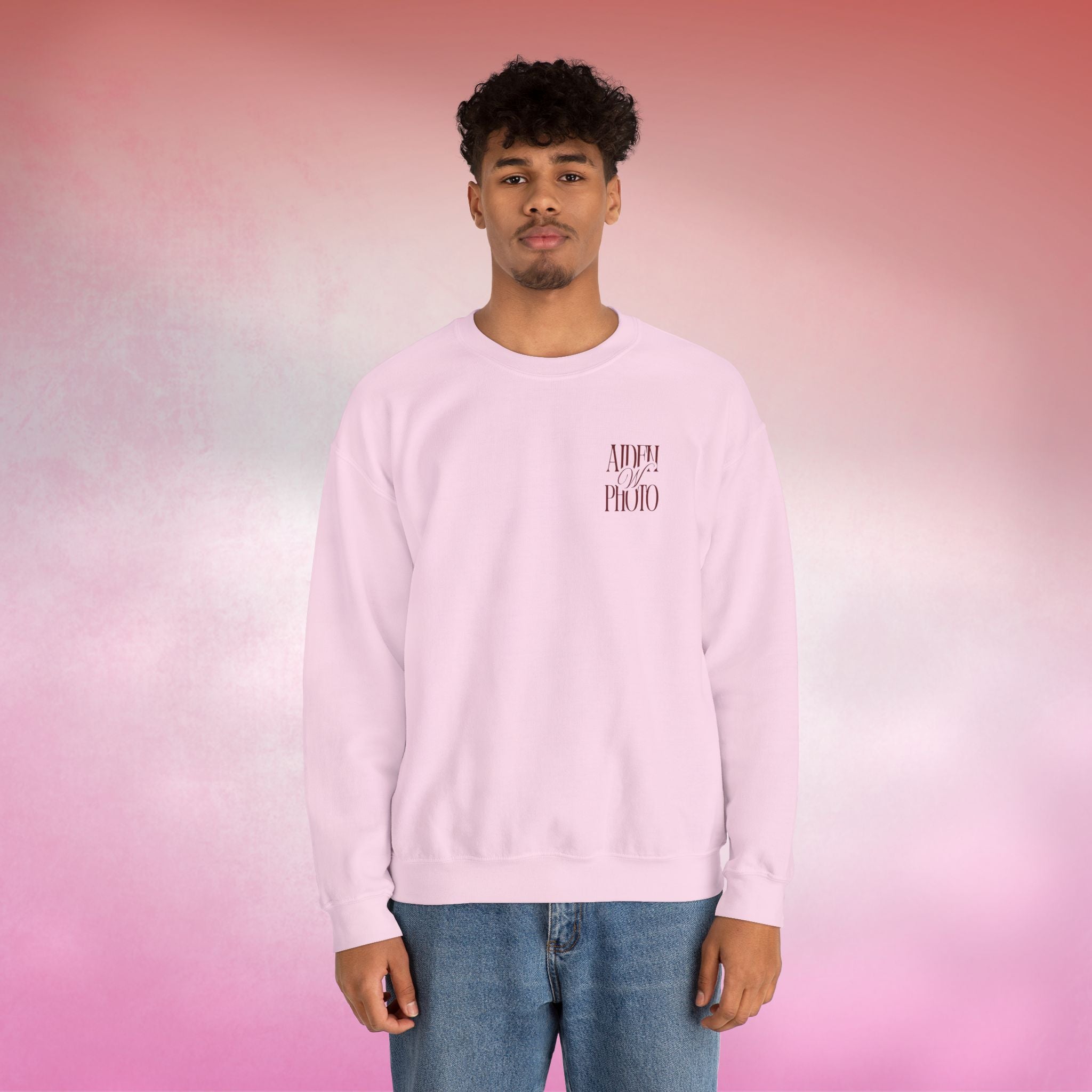 Crewneck Sweatshirt | ‘Aiden W Photo’ Valentine’s Drop – 4 Colors