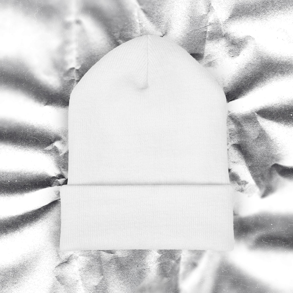 AW Plain White Beanie