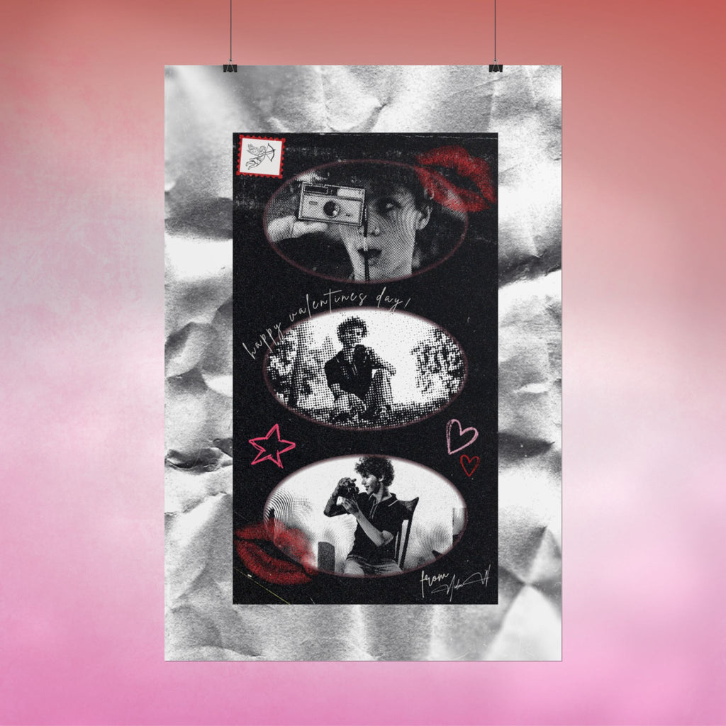 Aiden W Collector’s V-Day Poster - Valentine’s Drop
