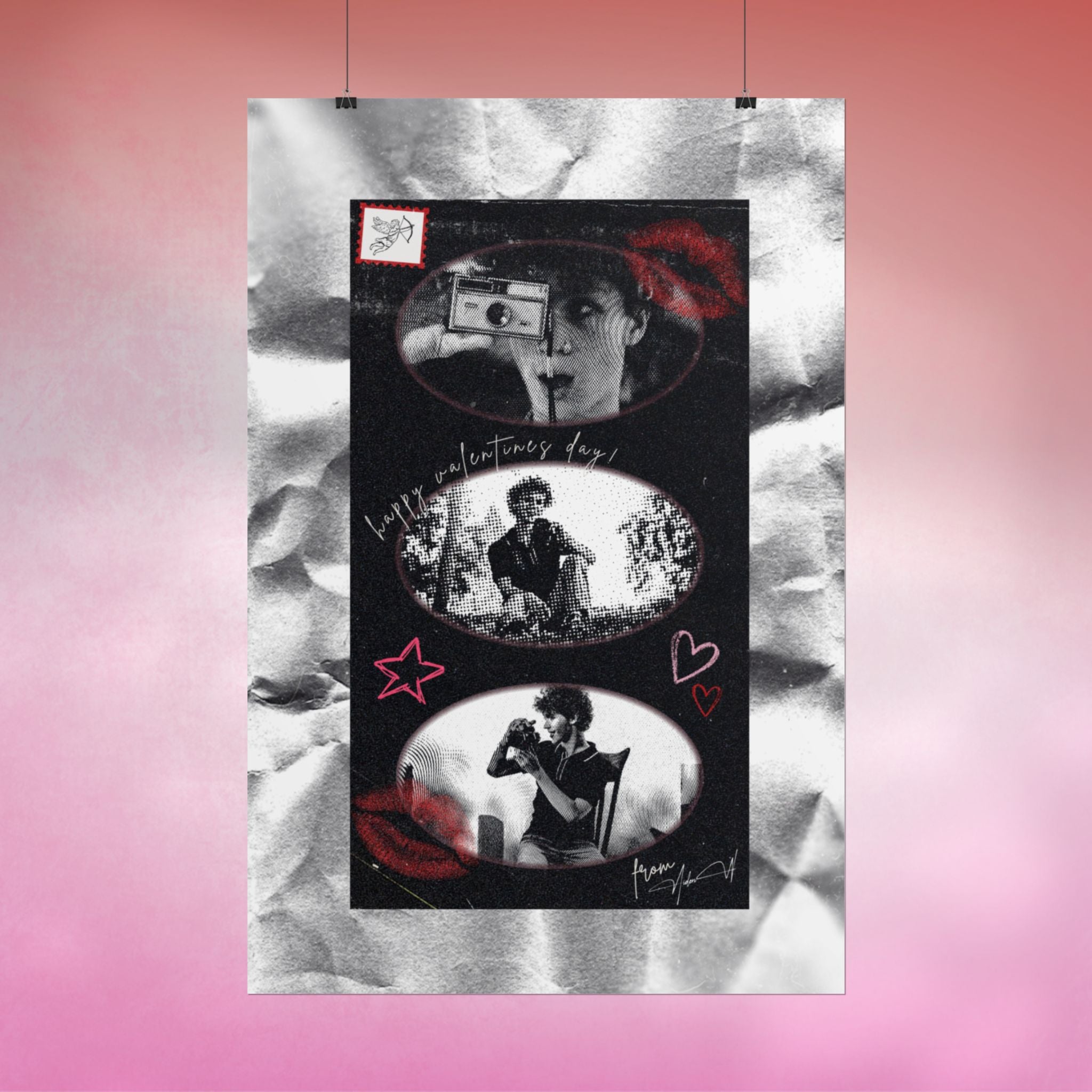 Aiden W Collector’s V-Day Poster - Valentine’s Drop