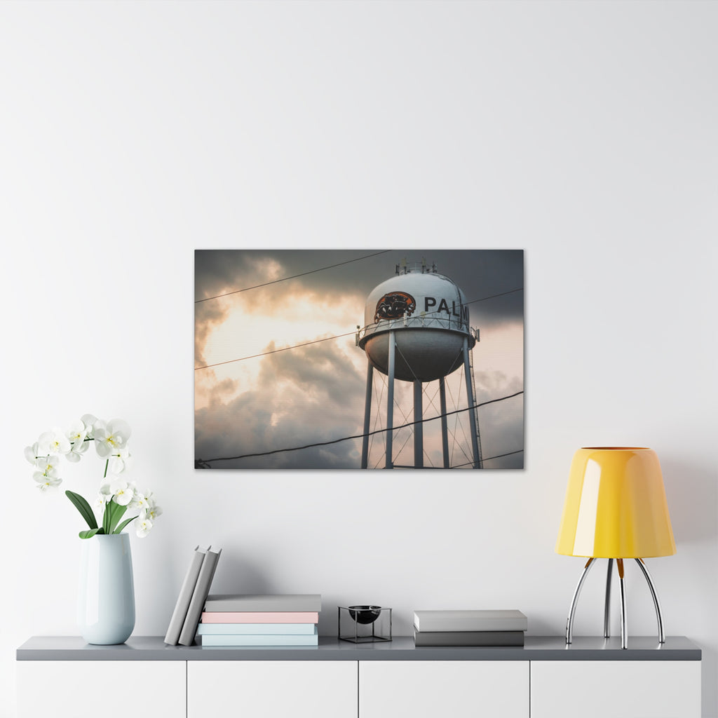 Palmyra Water Tower Canvas Print