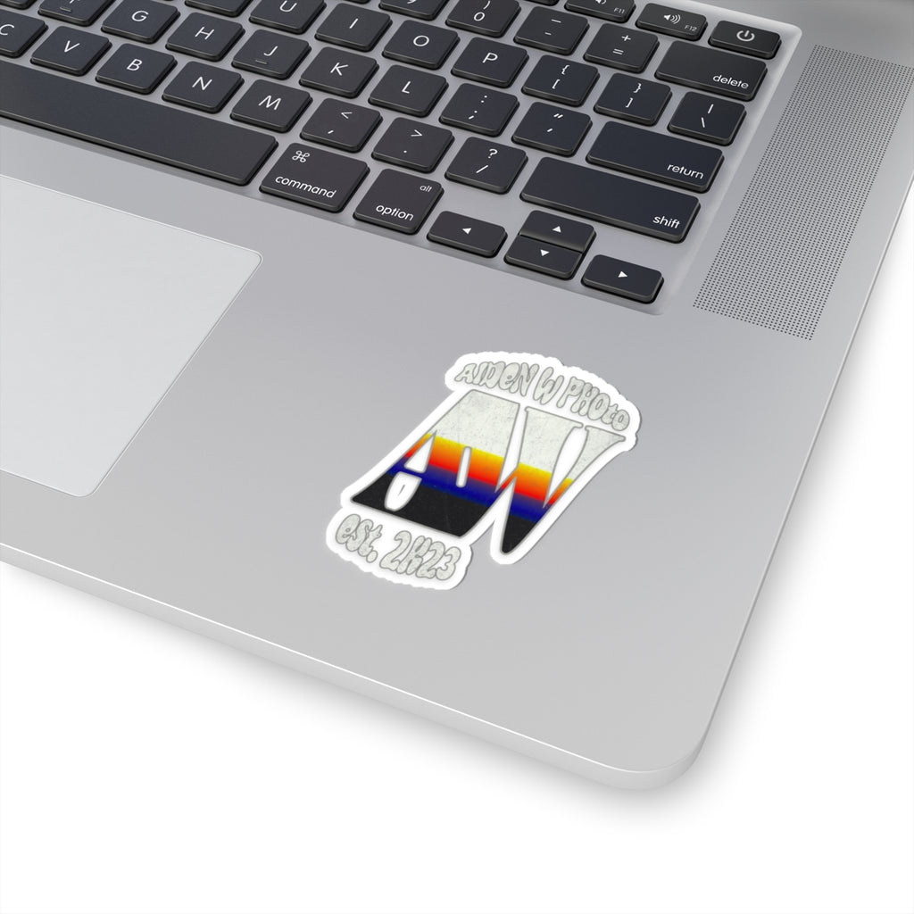 Aiden W Photo Retro Sticker
