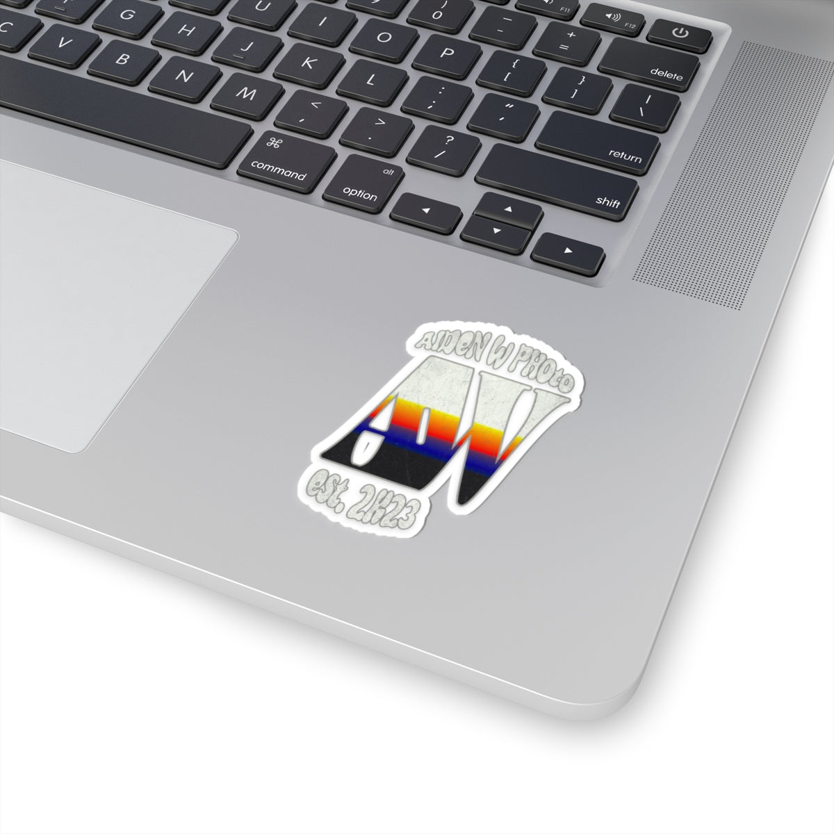 Aiden W Photo Retro Sticker