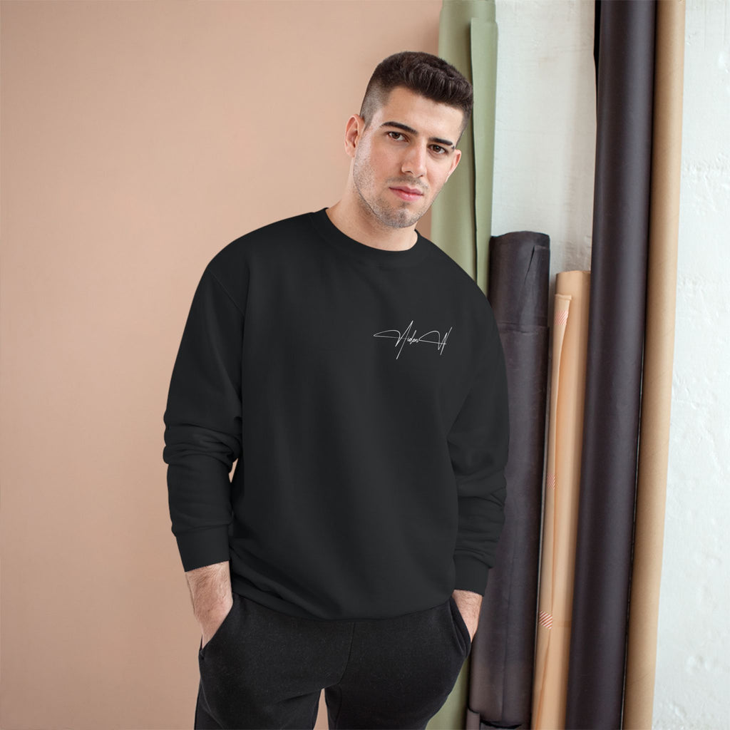 Champion Sweatshirt | ‘Aiden W Photo’ Signature Logo Crewneck – Valentine’s Drop
