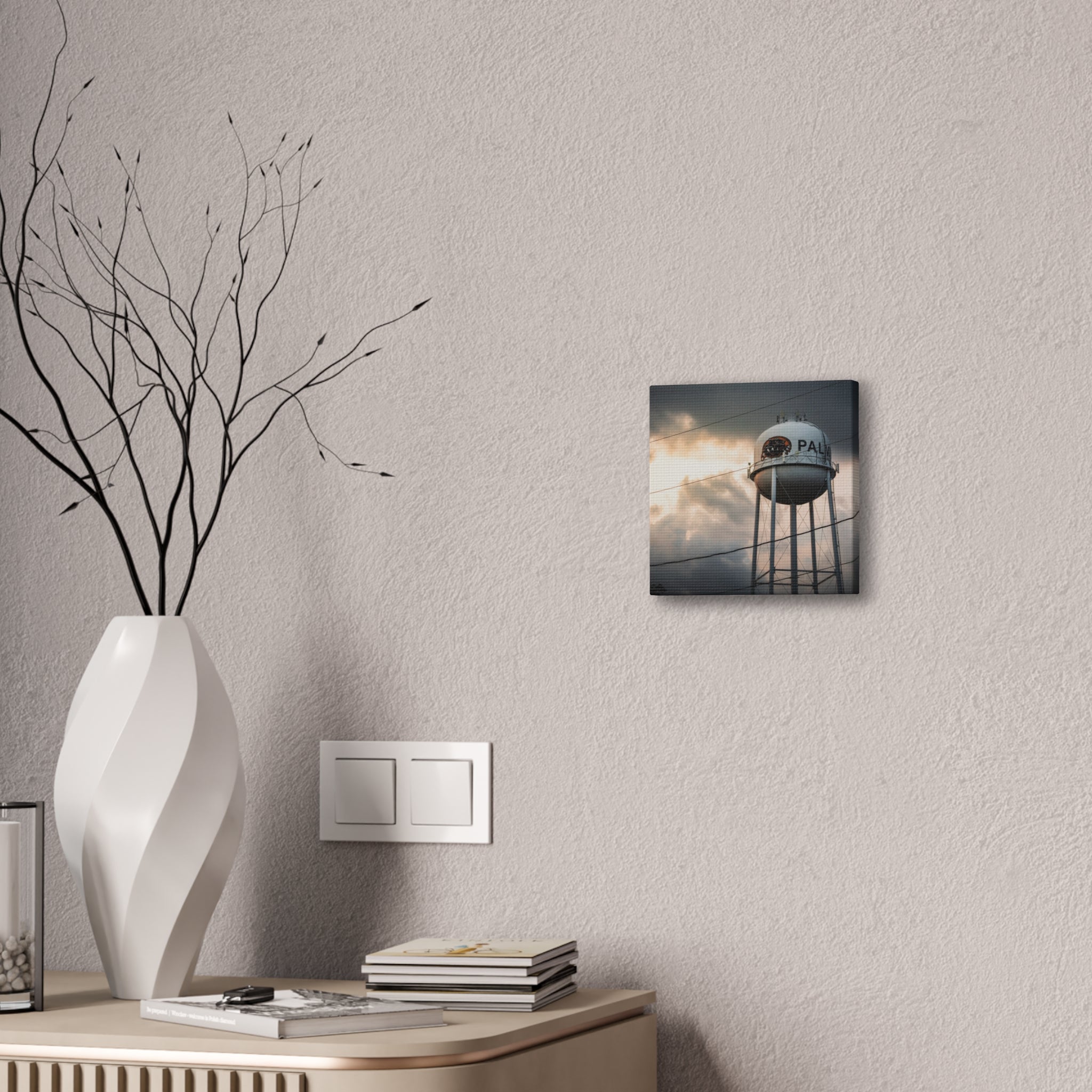 Palmyra Water Tower Canvas Print