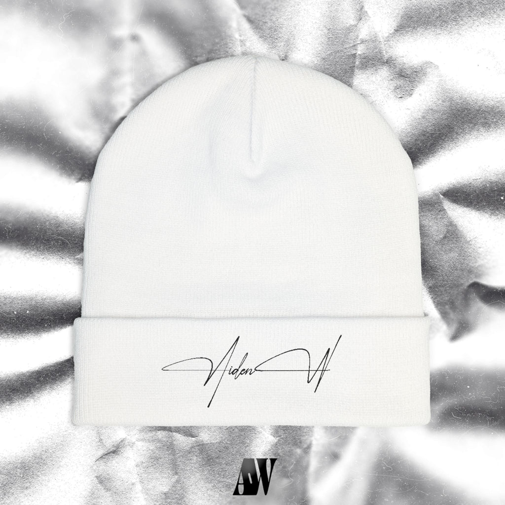 Embroidered Signature Beanie