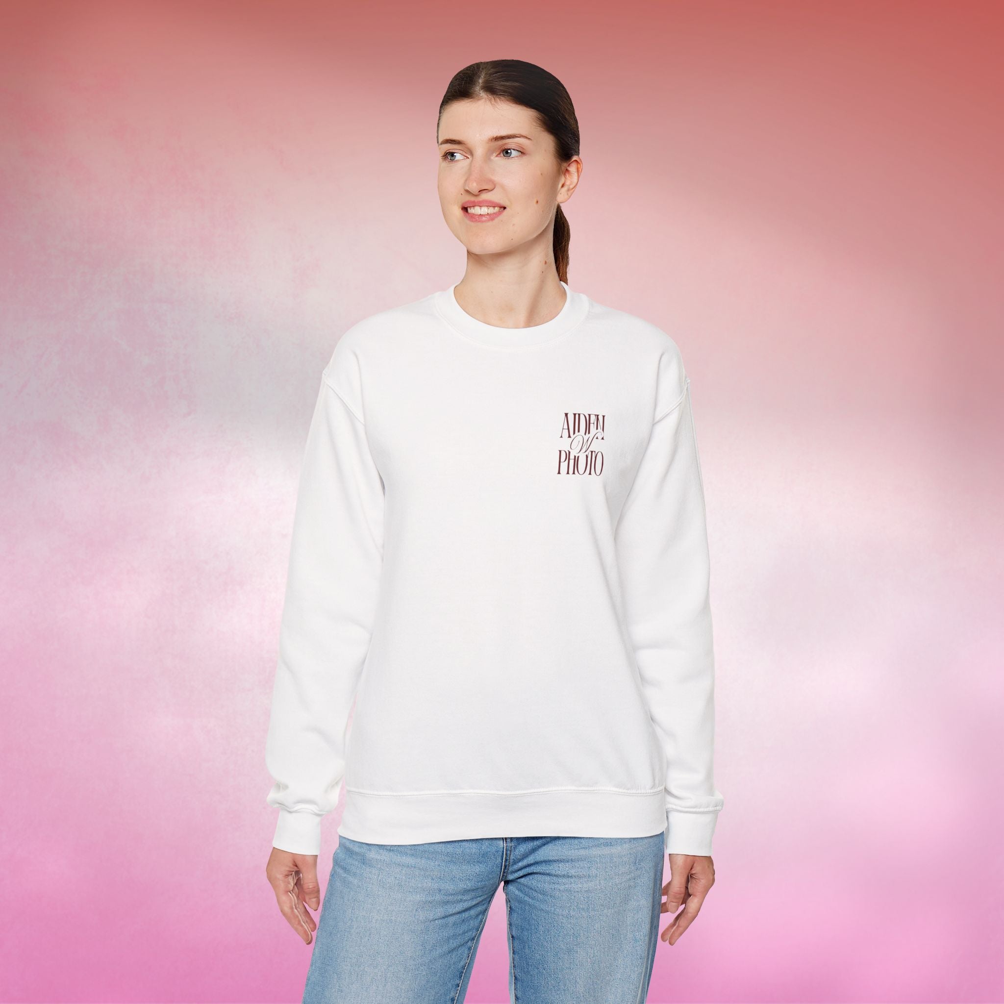 Crewneck Sweatshirt | ‘Aiden W Photo’ Valentine’s Drop – 4 Colors