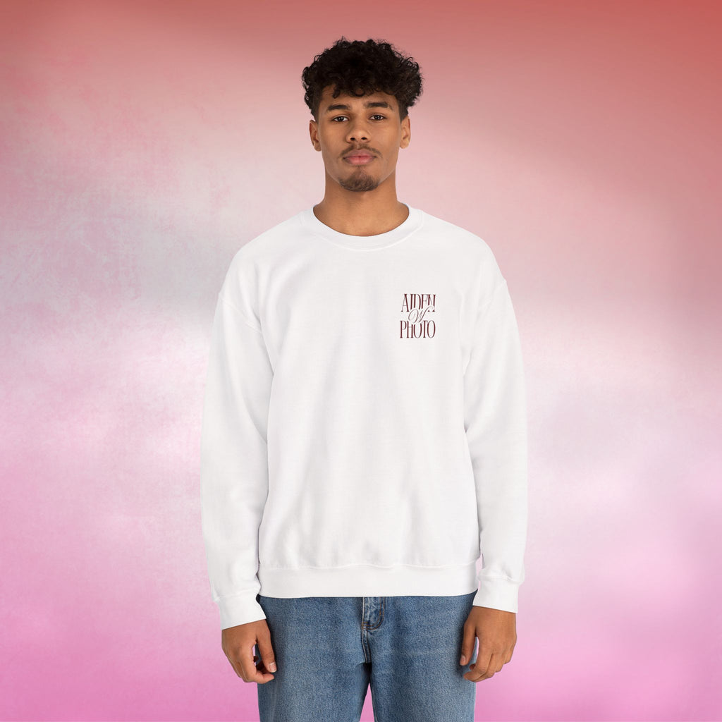 Crewneck Sweatshirt | ‘Aiden W Photo’ Valentine’s Drop – 4 Colors