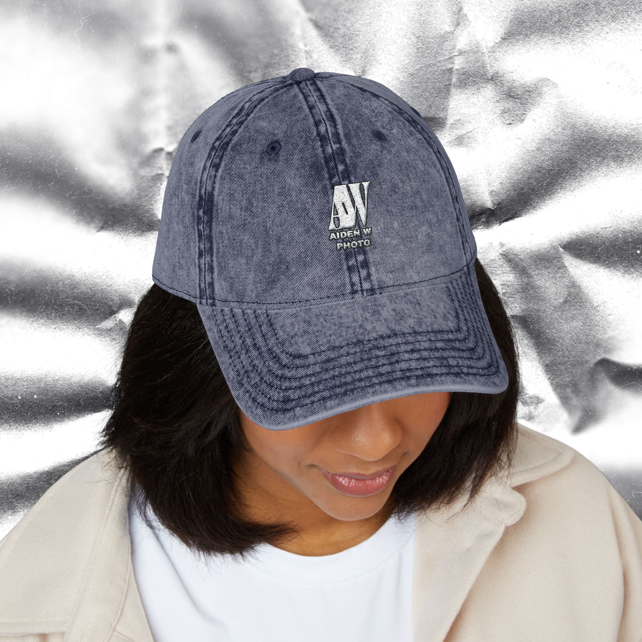 Vintage Embroidered Cap - Aiden W Photo Exclusive