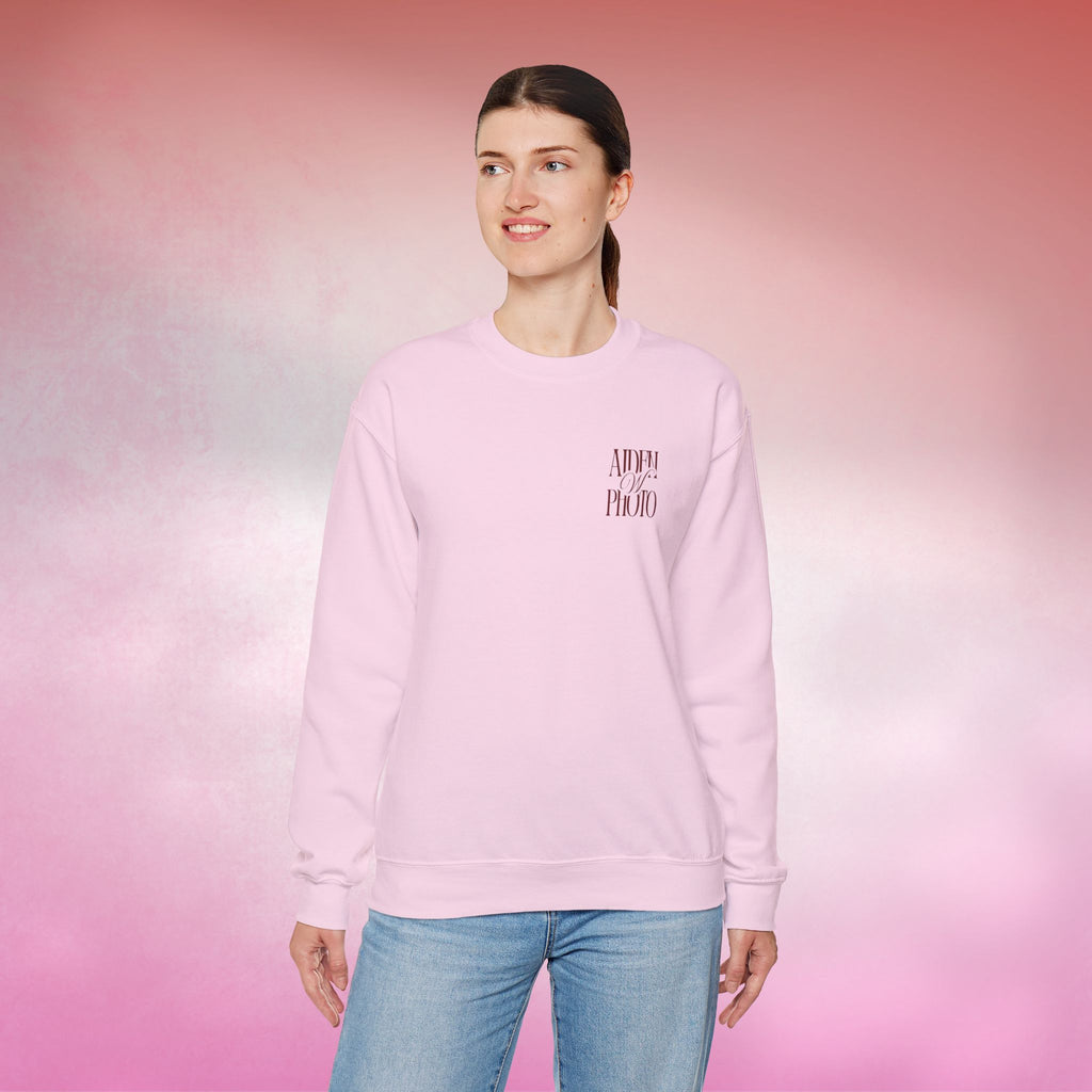 Crewneck Sweatshirt | ‘Aiden W Photo’ Valentine’s Drop – 4 Colors