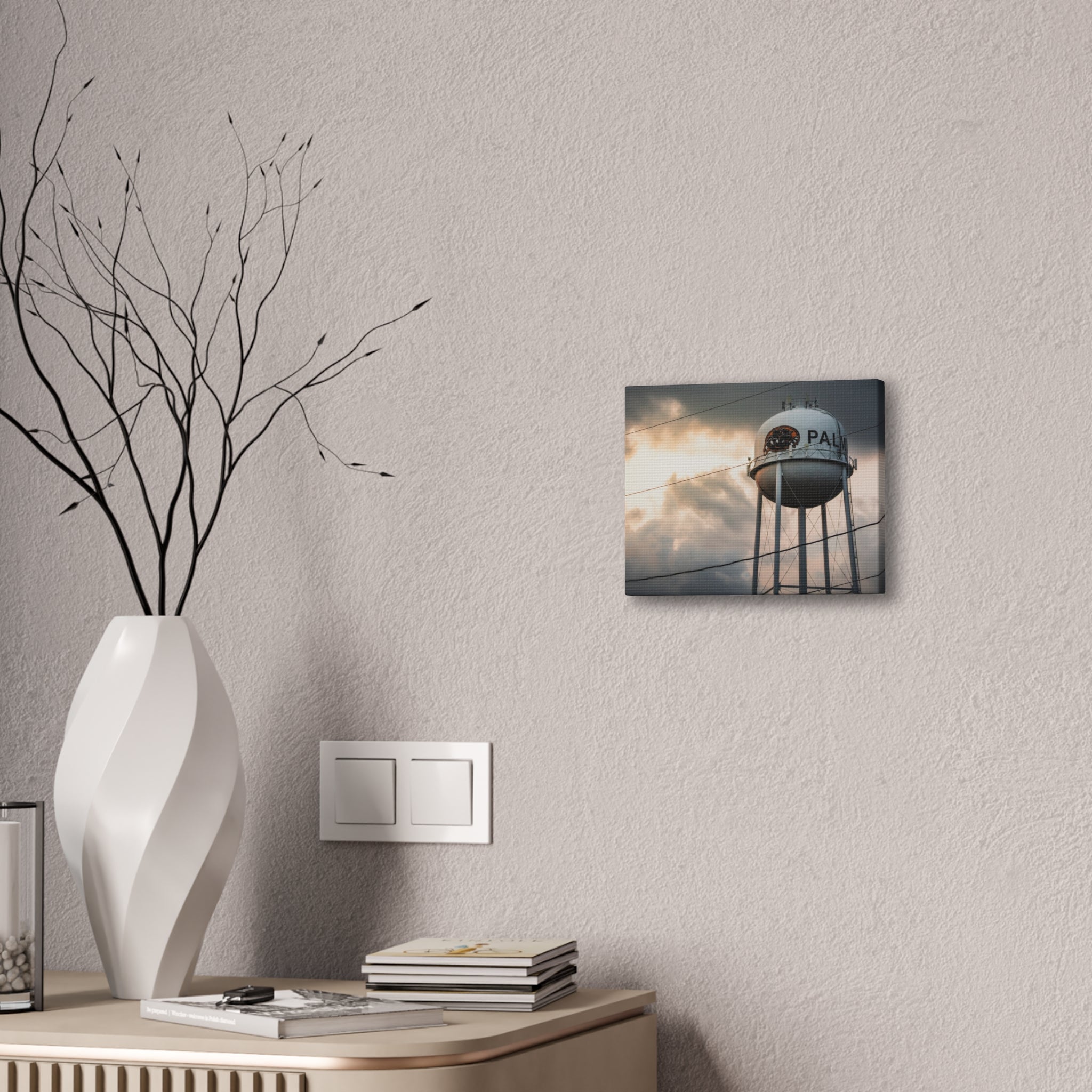 Palmyra Water Tower Canvas Print