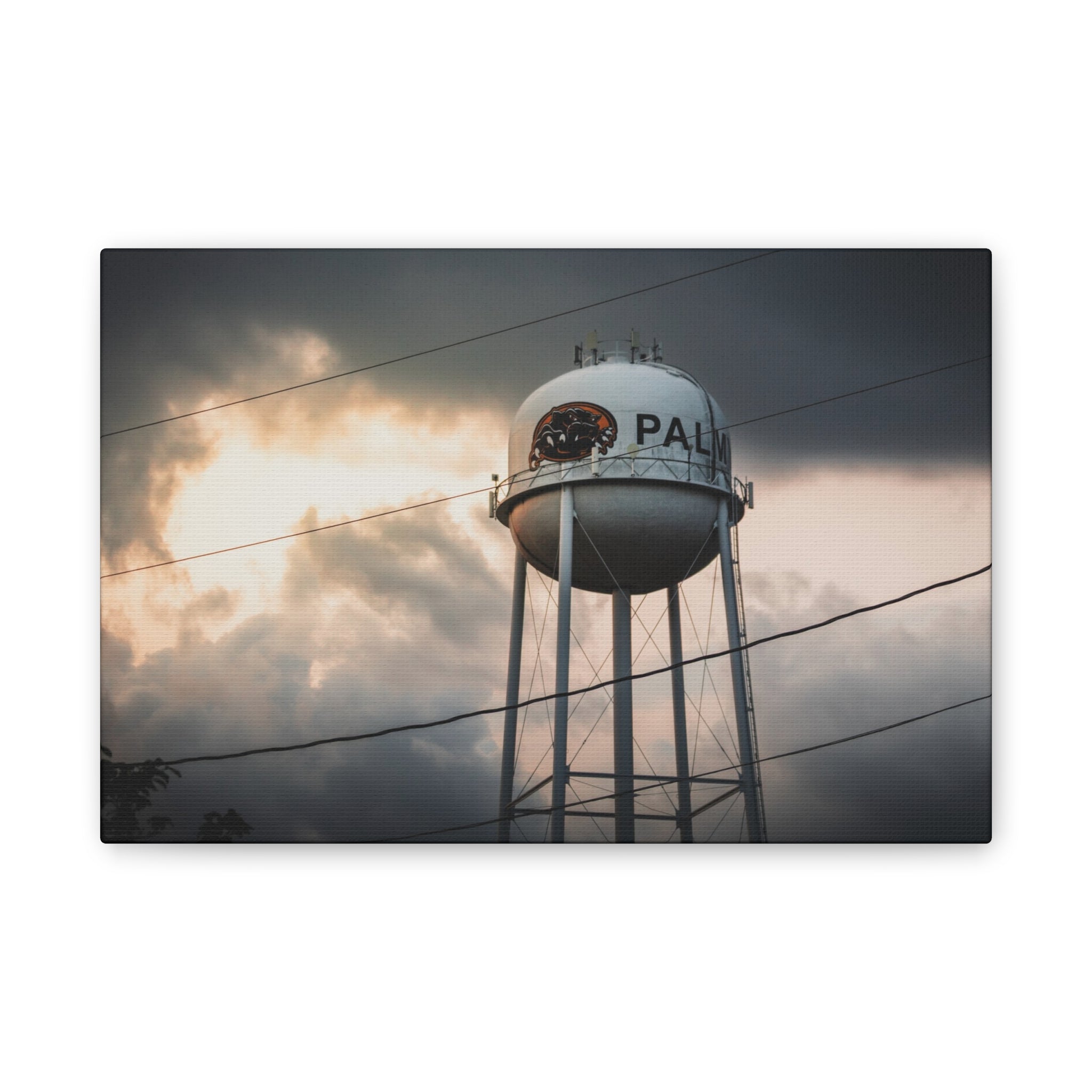 Palmyra Water Tower Canvas Print