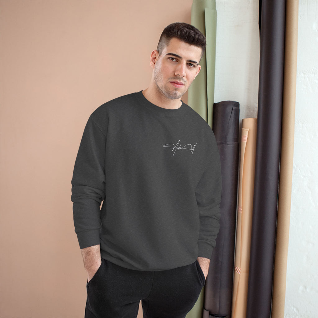 Champion Sweatshirt | ‘Aiden W Photo’ Signature Logo Crewneck – Valentine’s Drop