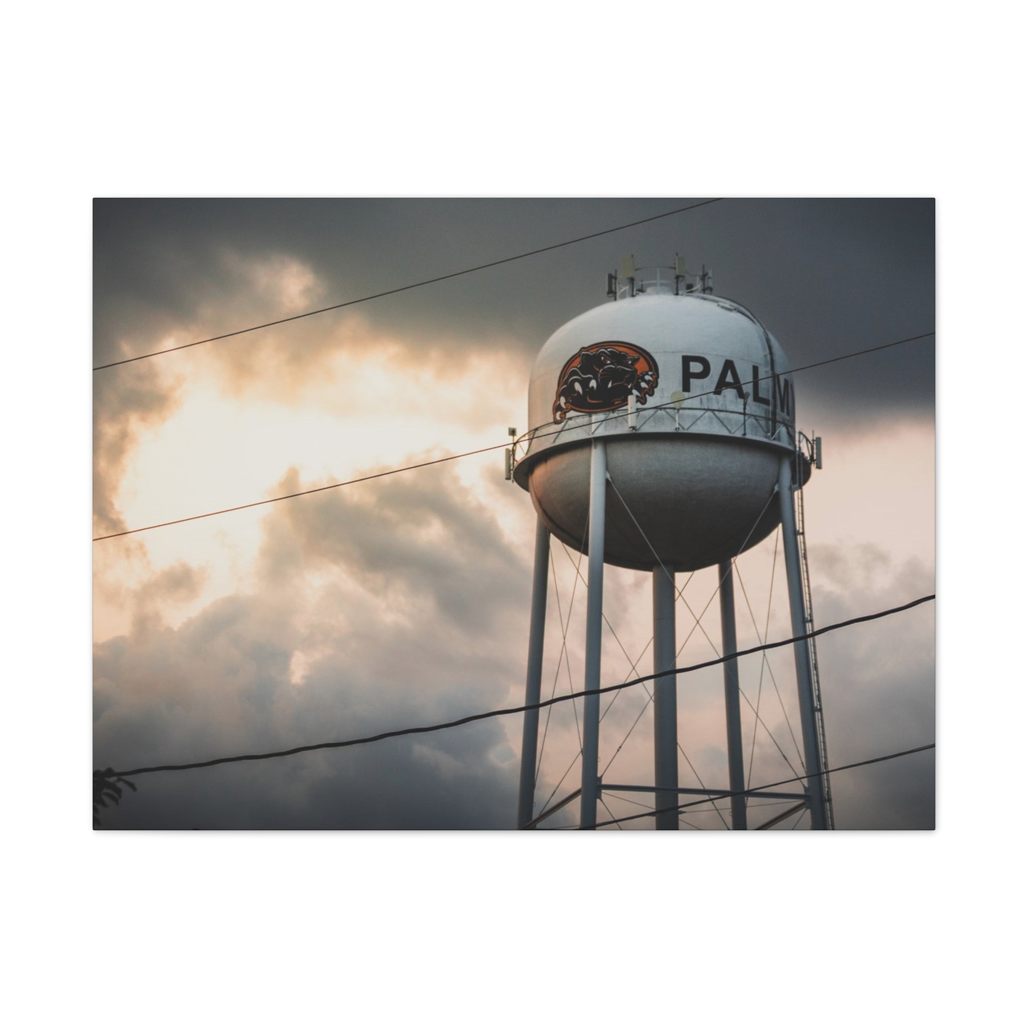 Palmyra Water Tower Canvas Print
