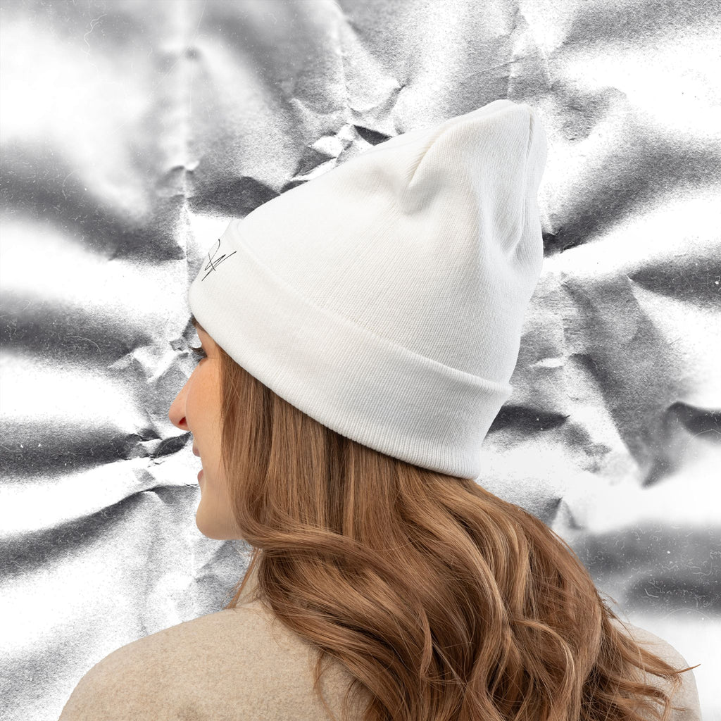 Embroidered Signature Beanie