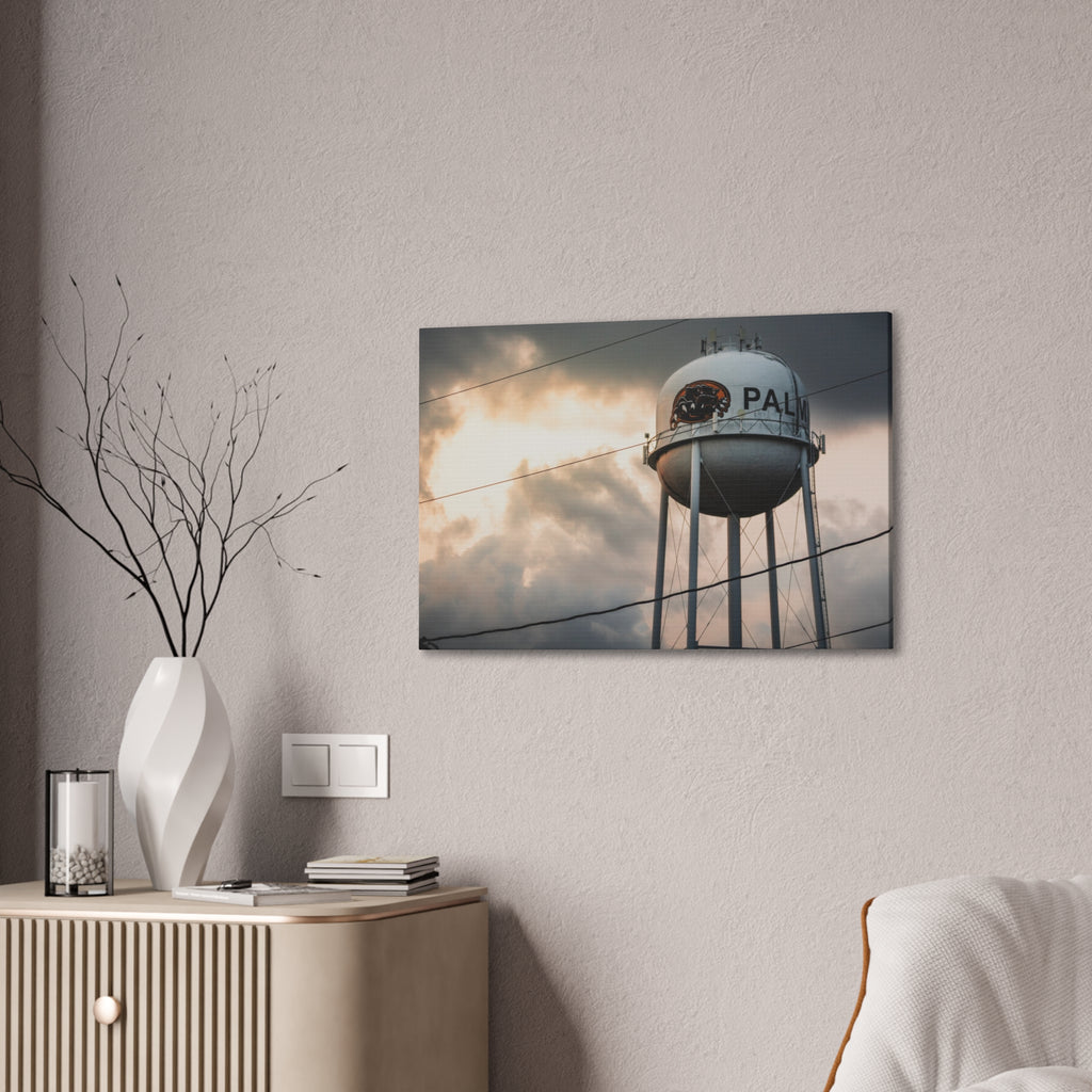 Palmyra Water Tower Canvas Print