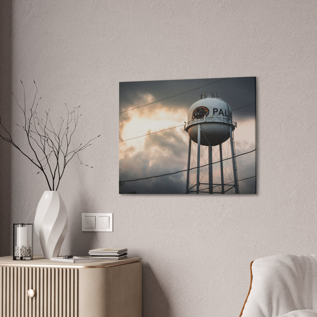 Palmyra Water Tower Canvas Print